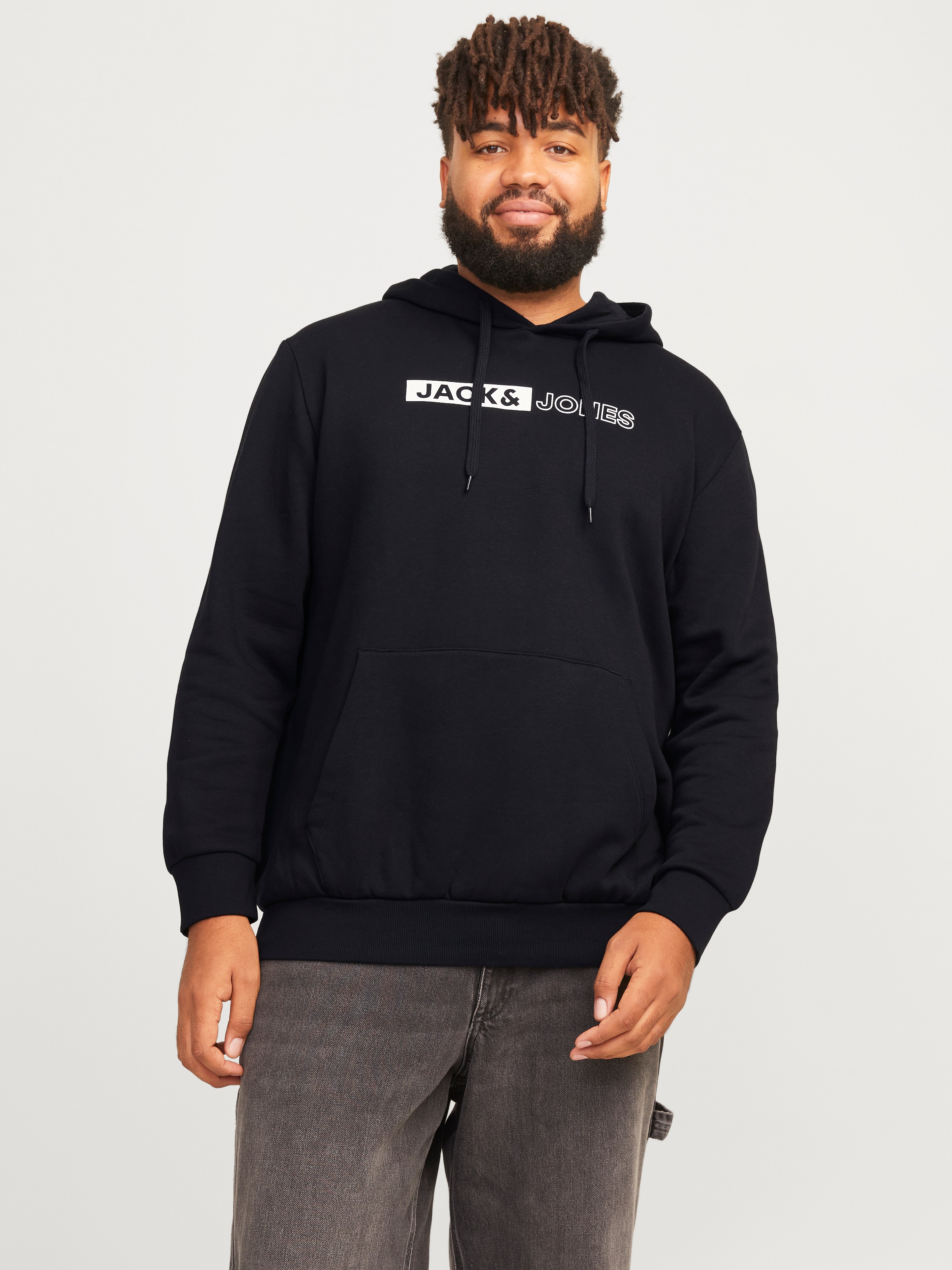 Jack & Jones PlusSize Hoodie »JJECORP LOGO SWEAT HOOD PLAY NOOS PLS«
