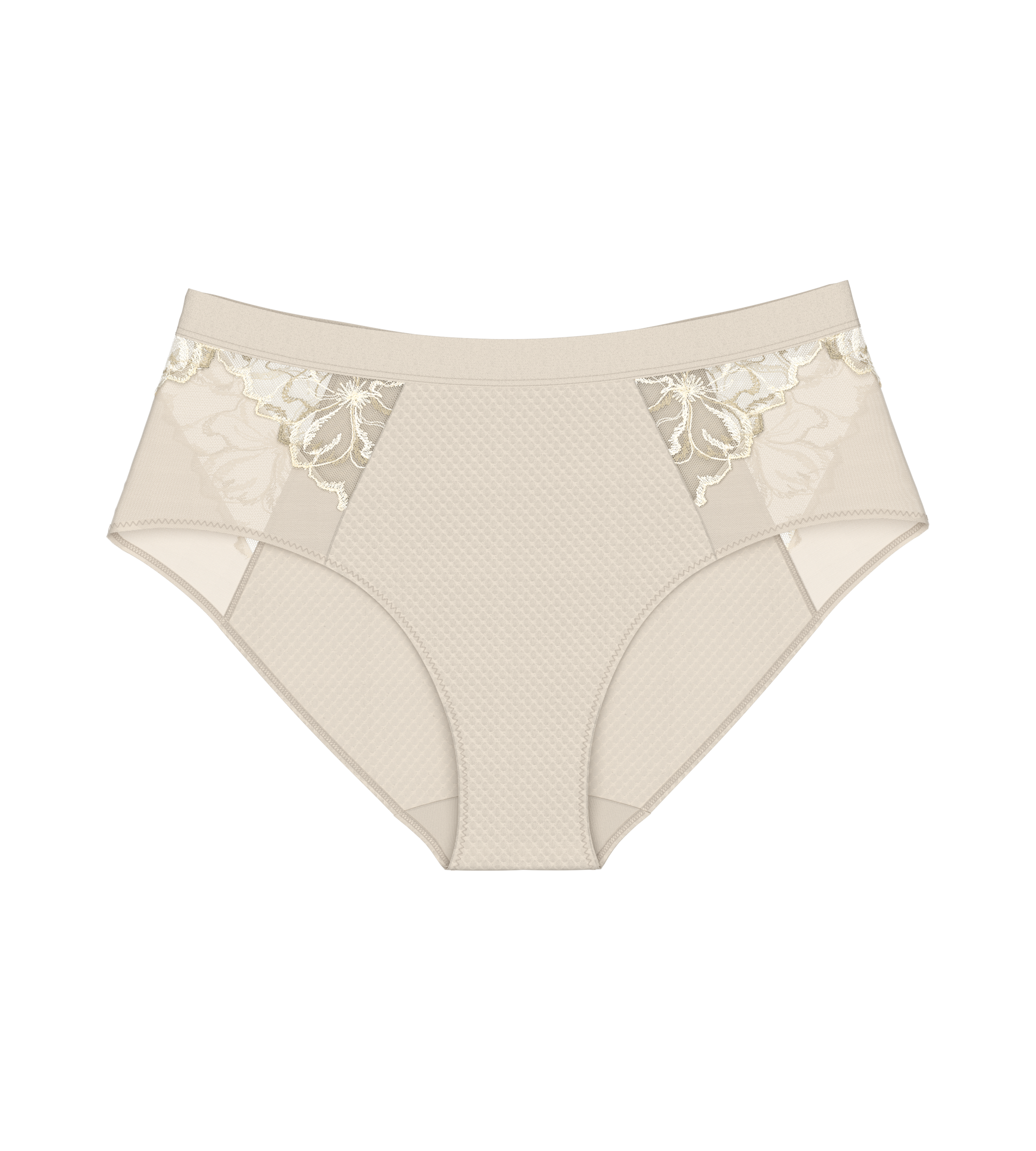 Triumph Maxislip »Wild Azalea Florale« Spitze, hochgeschnitten, Satin-Einfassung, elastisch