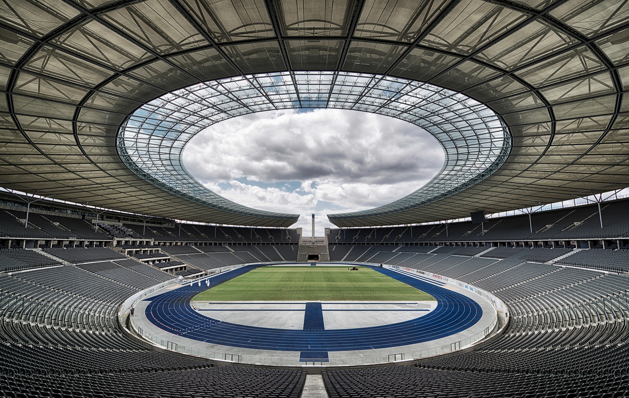 Papermoon Fototapete "Photo-Art MASSIMO CUOMO, OLYMPIASTADION, BERLIN"