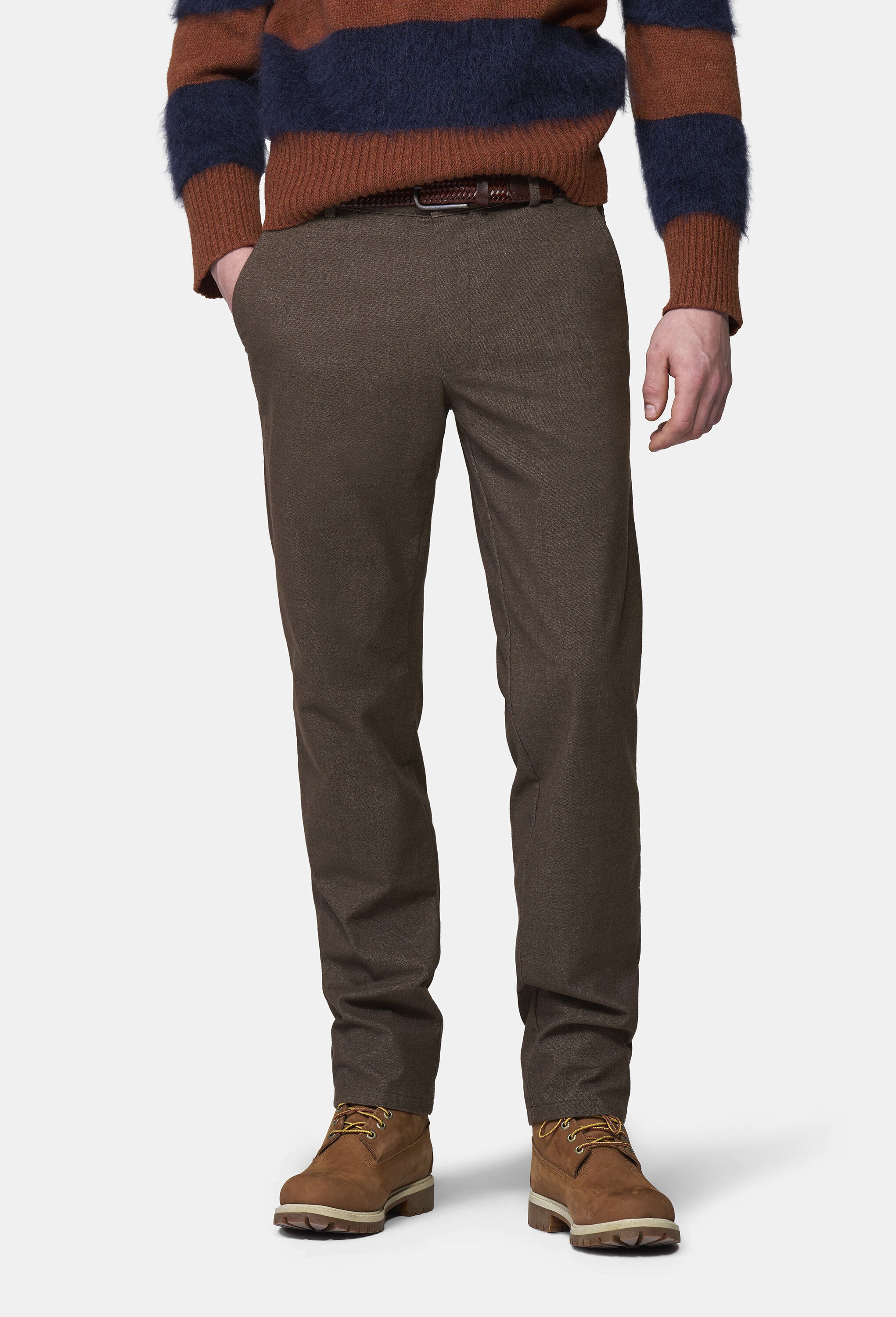 MEYER Chinohose »Paris 2-3609«  im Jersey Look