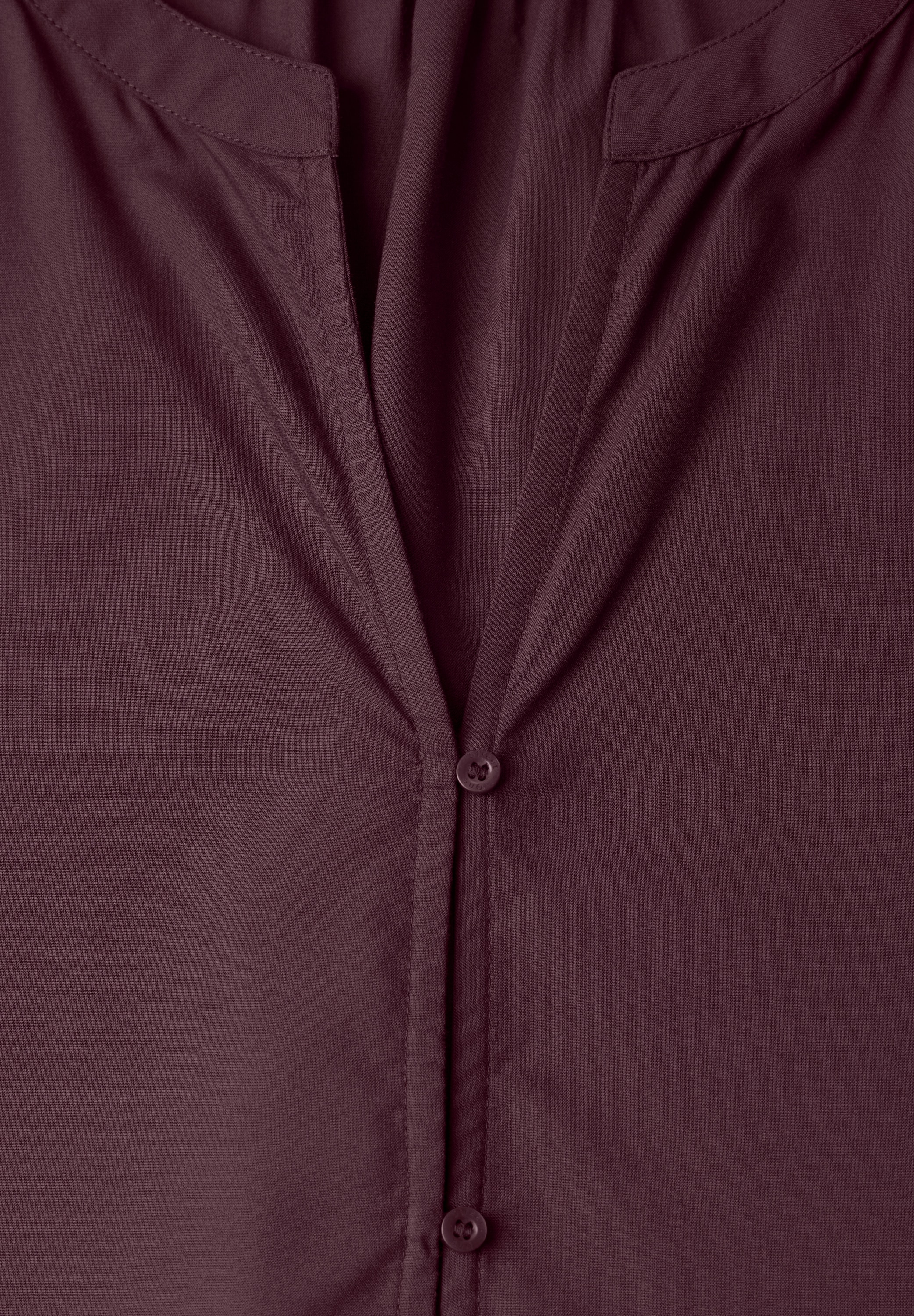 STREET ONE Schlupfbluse 3/4-Arm Sommerbluse mit Split Neck