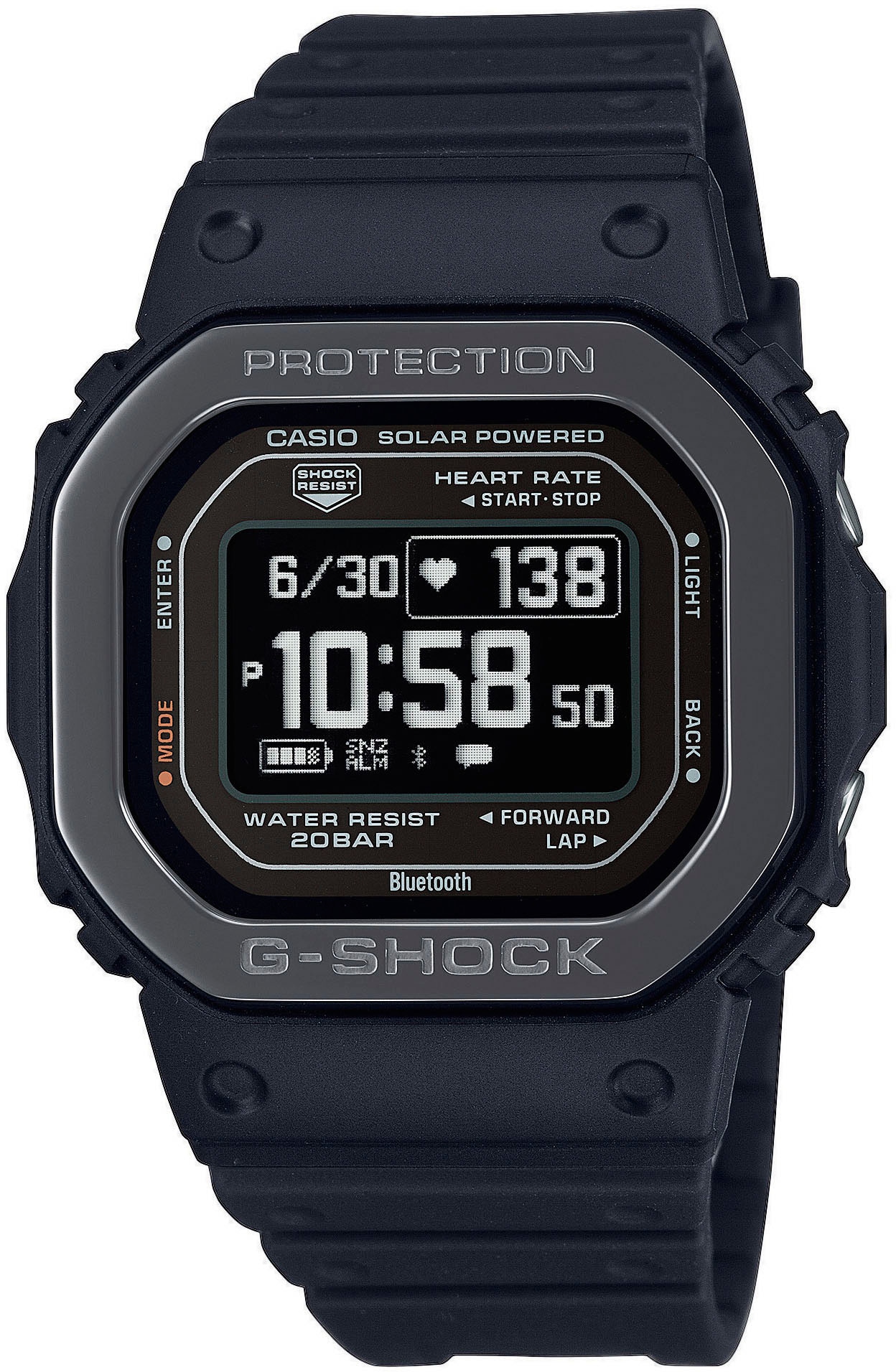 Smartwatch »DW-H5600MB-1ER«, (Solaruhr, Armbanduhr, Herrenuhr,...