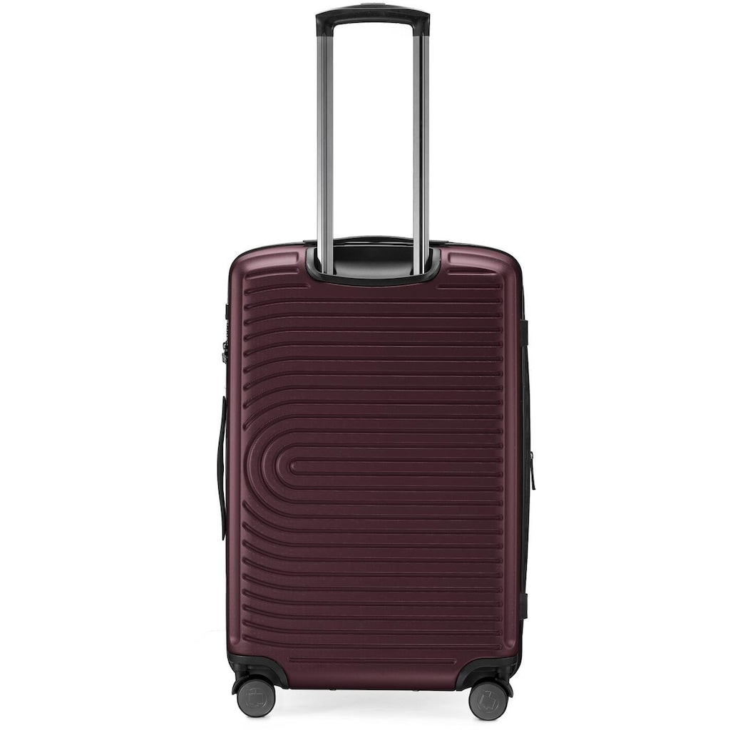 Hauptstadtkoffer Hartschalen-Trolley »Mitte, 68 cm, burgund«, 4 Rollen