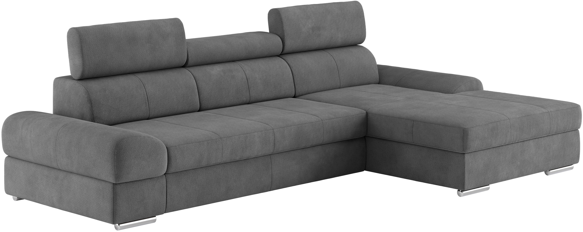 sit&more Ecksofa »Broadway L-Form«, inklusive Kopfteilverstellung, wahlweise mit Bettfunktion