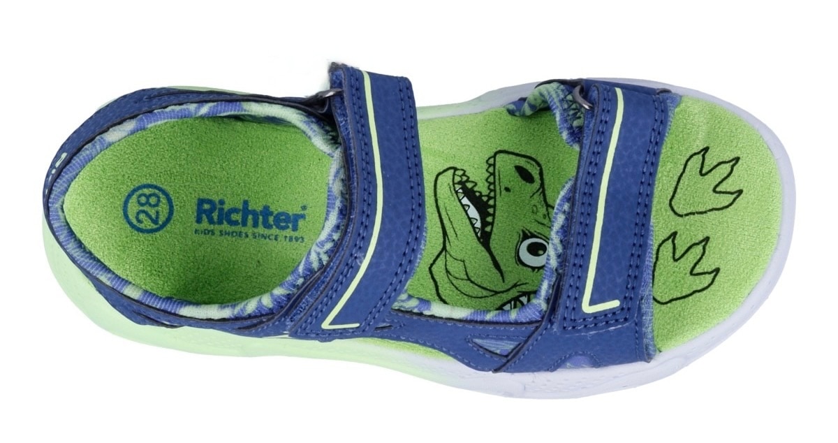 Richter Sandale »Star (Blinki)«  Klettschuh, Blinkschuh, mit WMS, Größenschablone zum Download