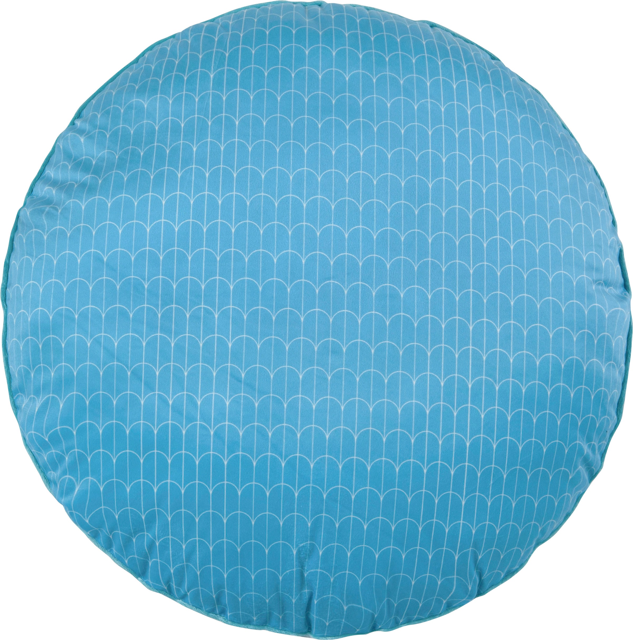 hip Dekokissen »Cailani«, Mit Füllung, 1 Stück, Biese, Wendeoptik, Weich, Mandala, Blau
