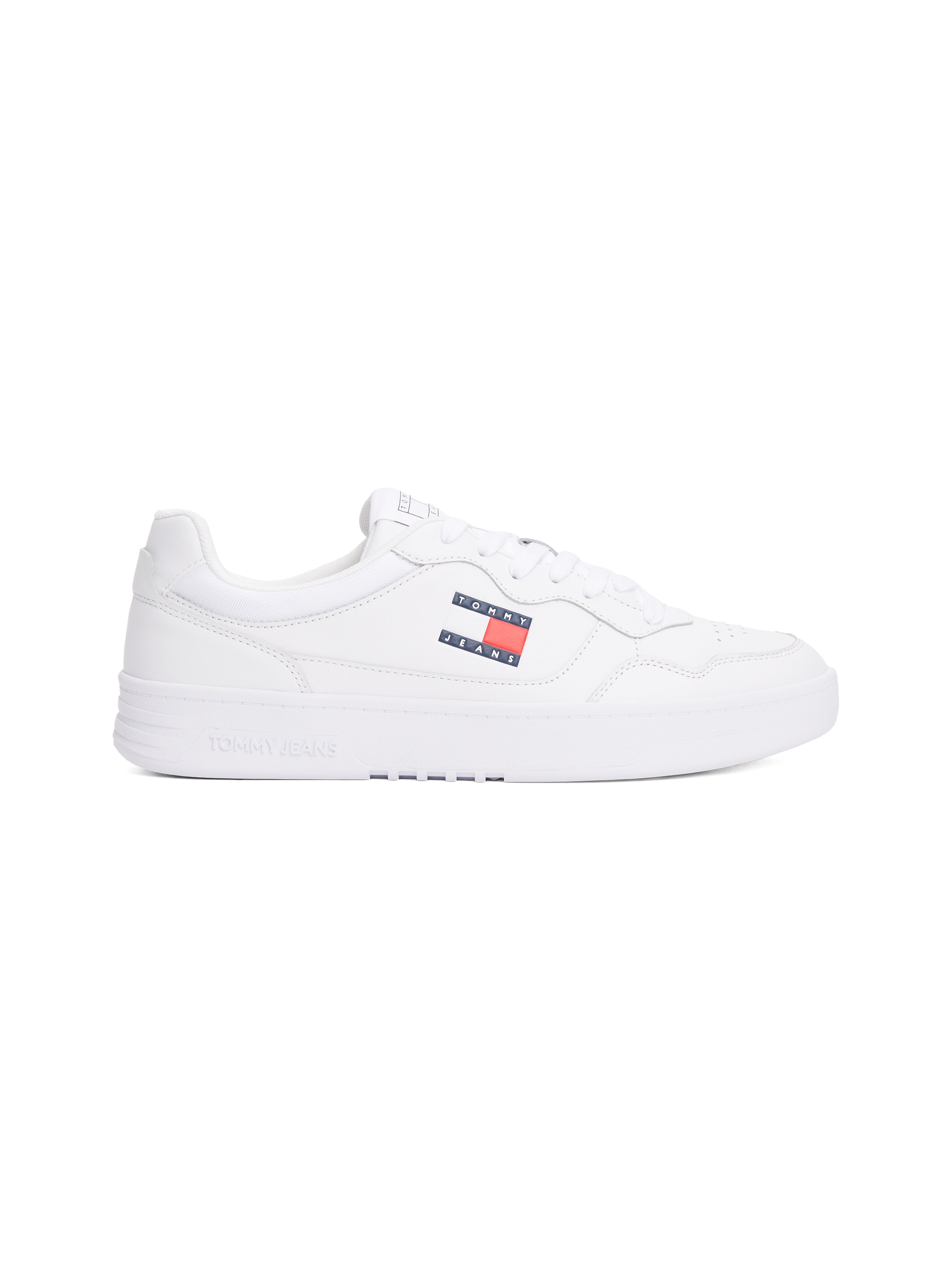 Tommy Jeans Sneaker »(NEW) TJM CUPSOLE LEATHER ESS«, Freizeitschuh, Halbschuh, Schnürschuh im Basket-Look