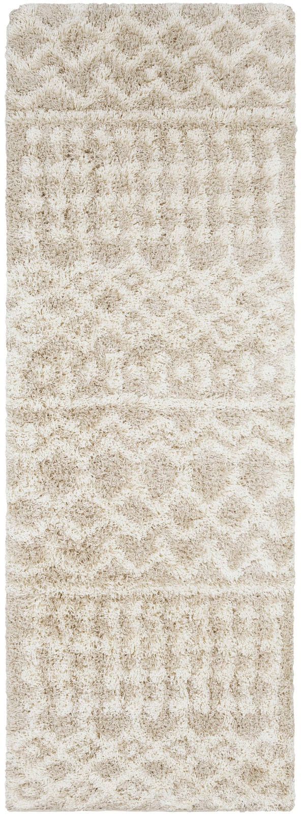 Livabliss Hochflor-Teppich »DUBAI«, rechteckig, 52 mm Höhe, Shaggy Hochflorteppich, Flauschiger, Boho Wohnzimmerteppich/Läufer