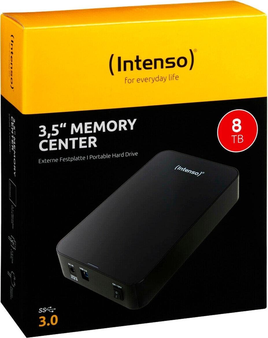 Intenso HDD-Festplatte »Memory Center«, 3,5 Zoll, Anschluss USB 3.0