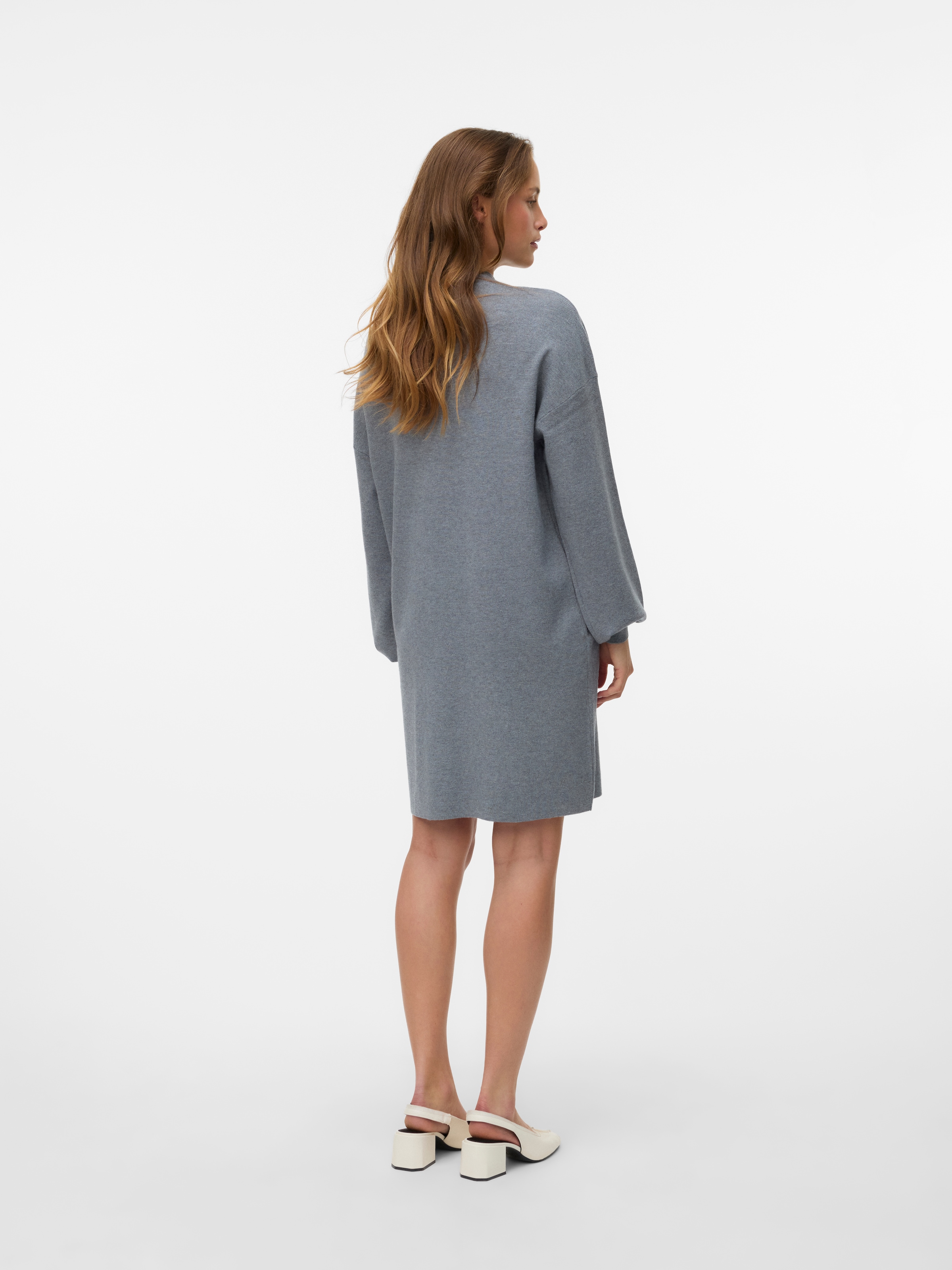 Vero Moda Strickkleid »VMNANCY LS FUNNELNECK DRESS GA NOOS«