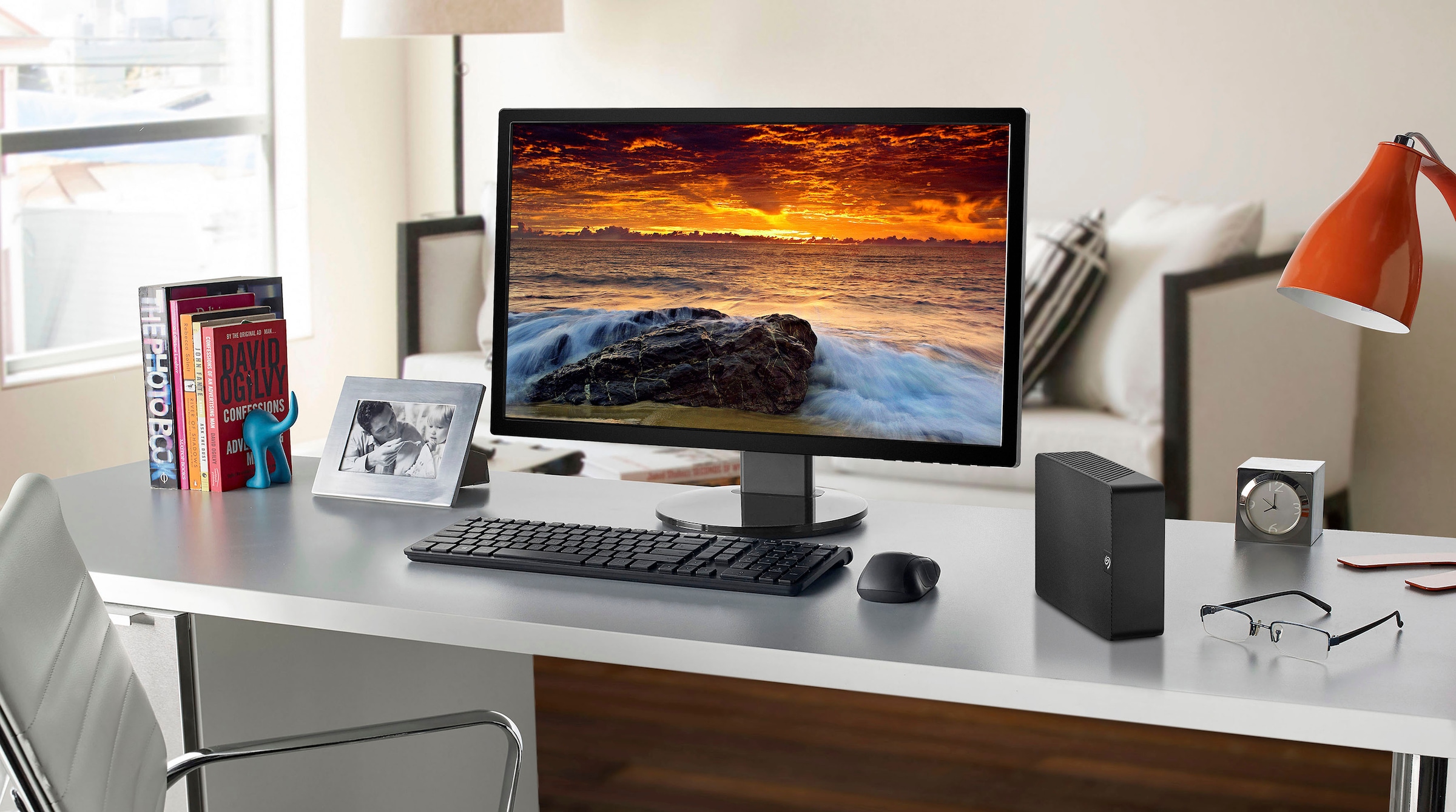 Seagate externe HDD-Festplatte »Expansion Desktop« 8 TB Anschluss USB 3.0