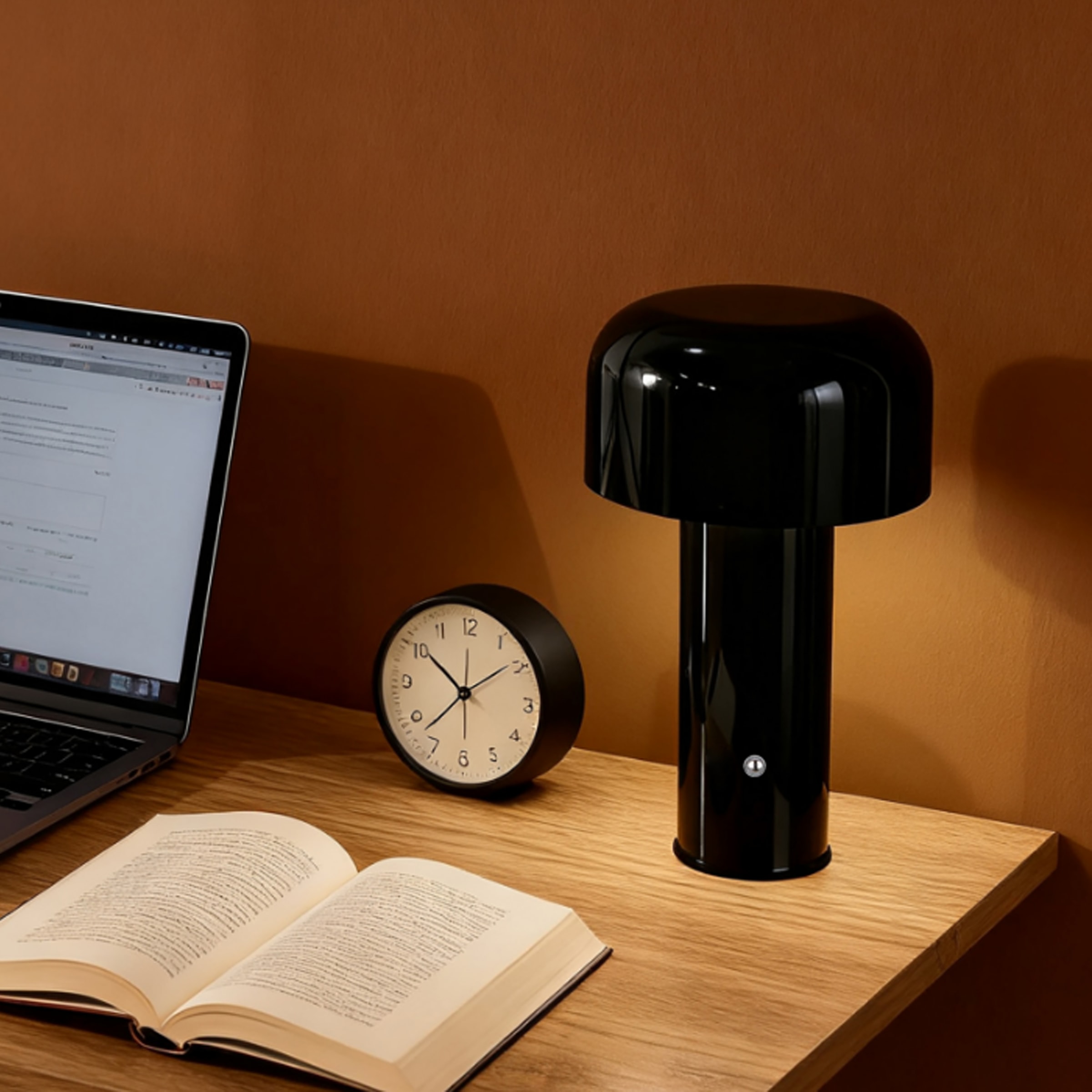 OTTO home LED Tischleuchte »Ronno« LED-Modul 1 Stk. warmweiß - kaltweiß USB-C, Akku, Typ-C-Ladekabel, CCT, Tischlampe kabellos, Akkulampe