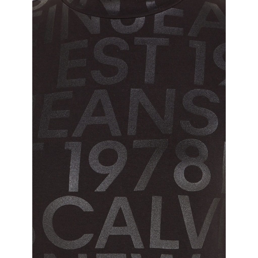 Calvin Klein Jeans Langarmshirt »LOGO AOP LONG SLEEVE TOP«