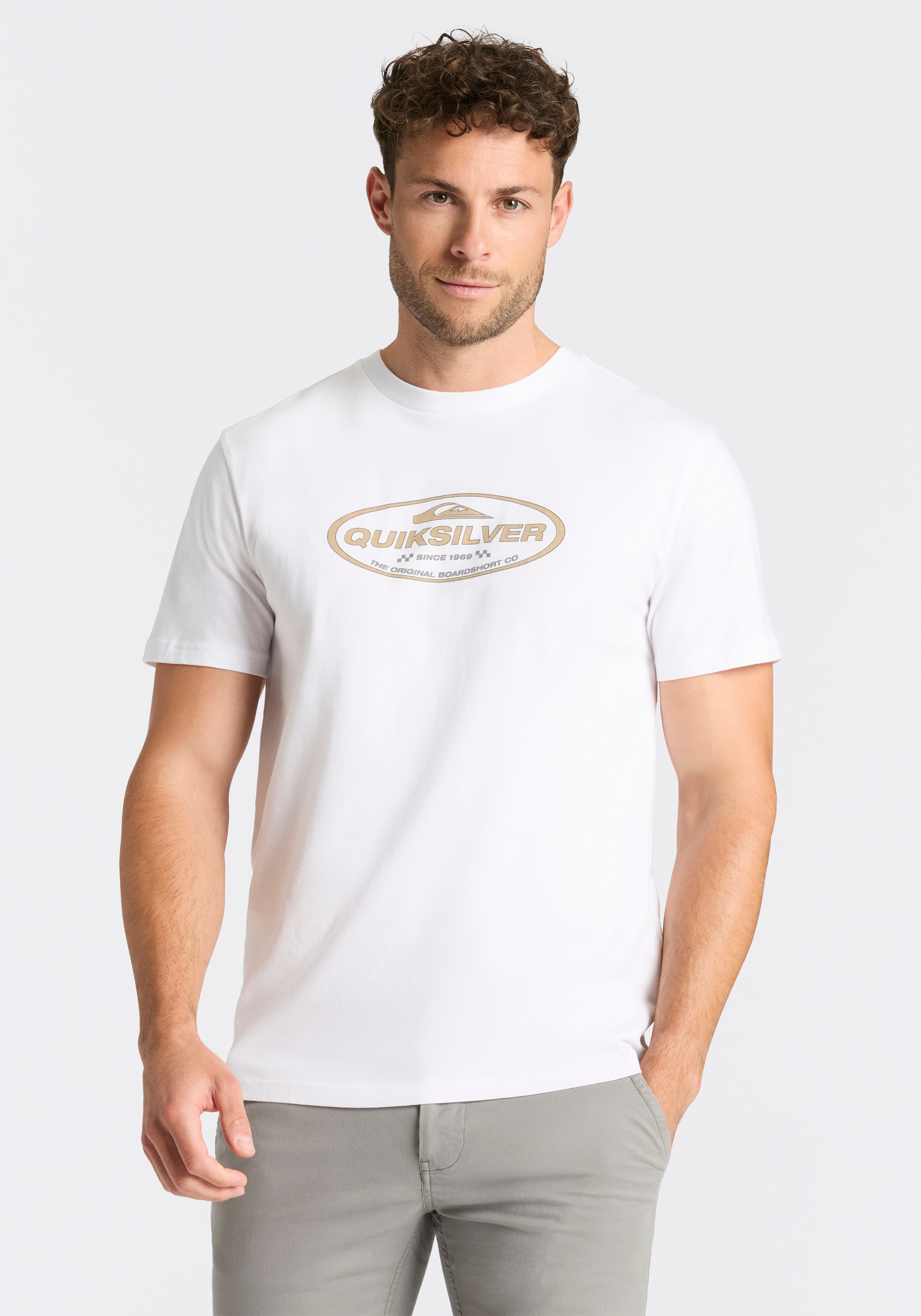 Quiksilver T-Shirt »LIGHT WAVES OFF COURSE SHORT SLEEVE PACK« 2 2er-Pack, Kurzarm-Design, mit Rundhalsausschnitt, aus Jersey