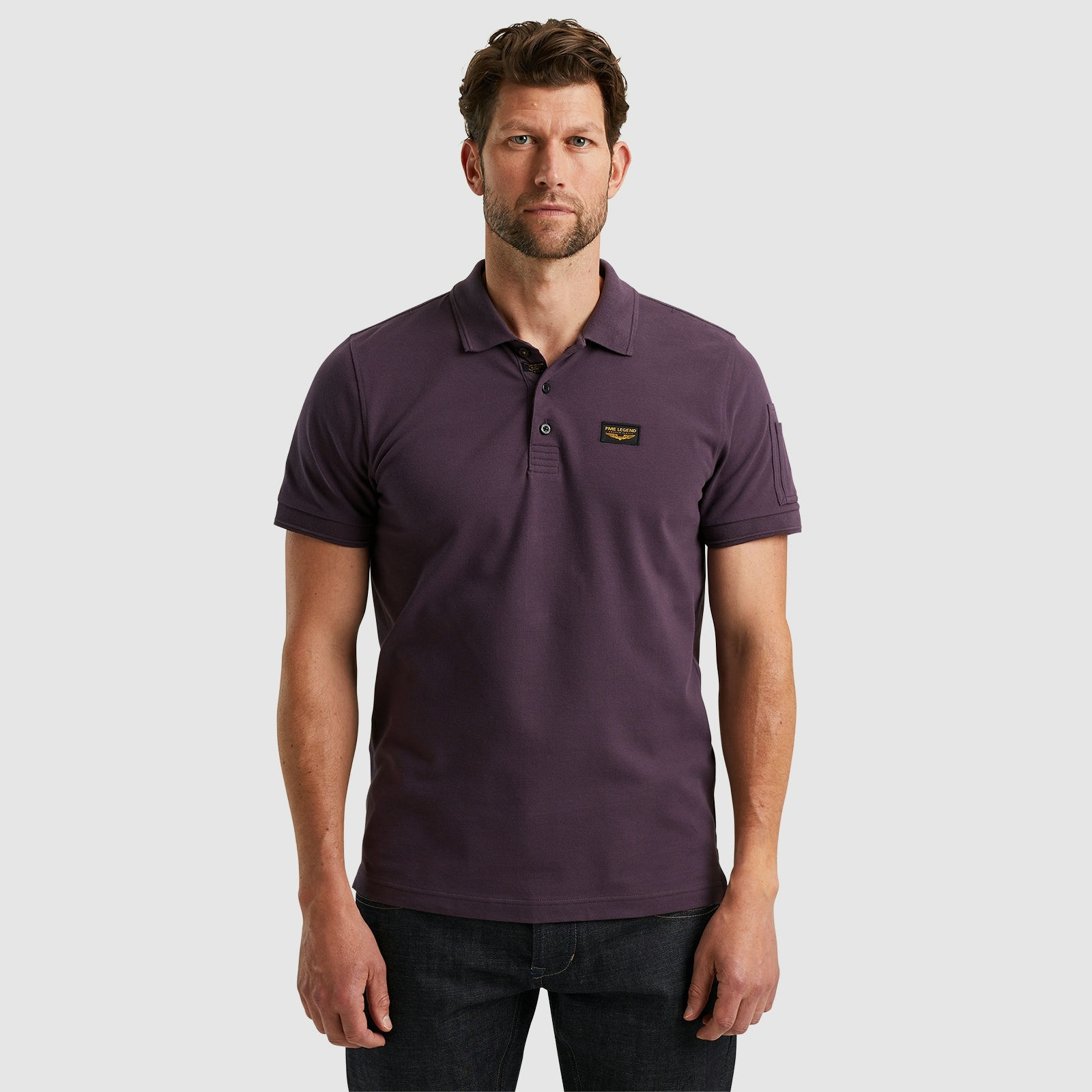 PME LEGEND Poloshirt, mit Logostickerei