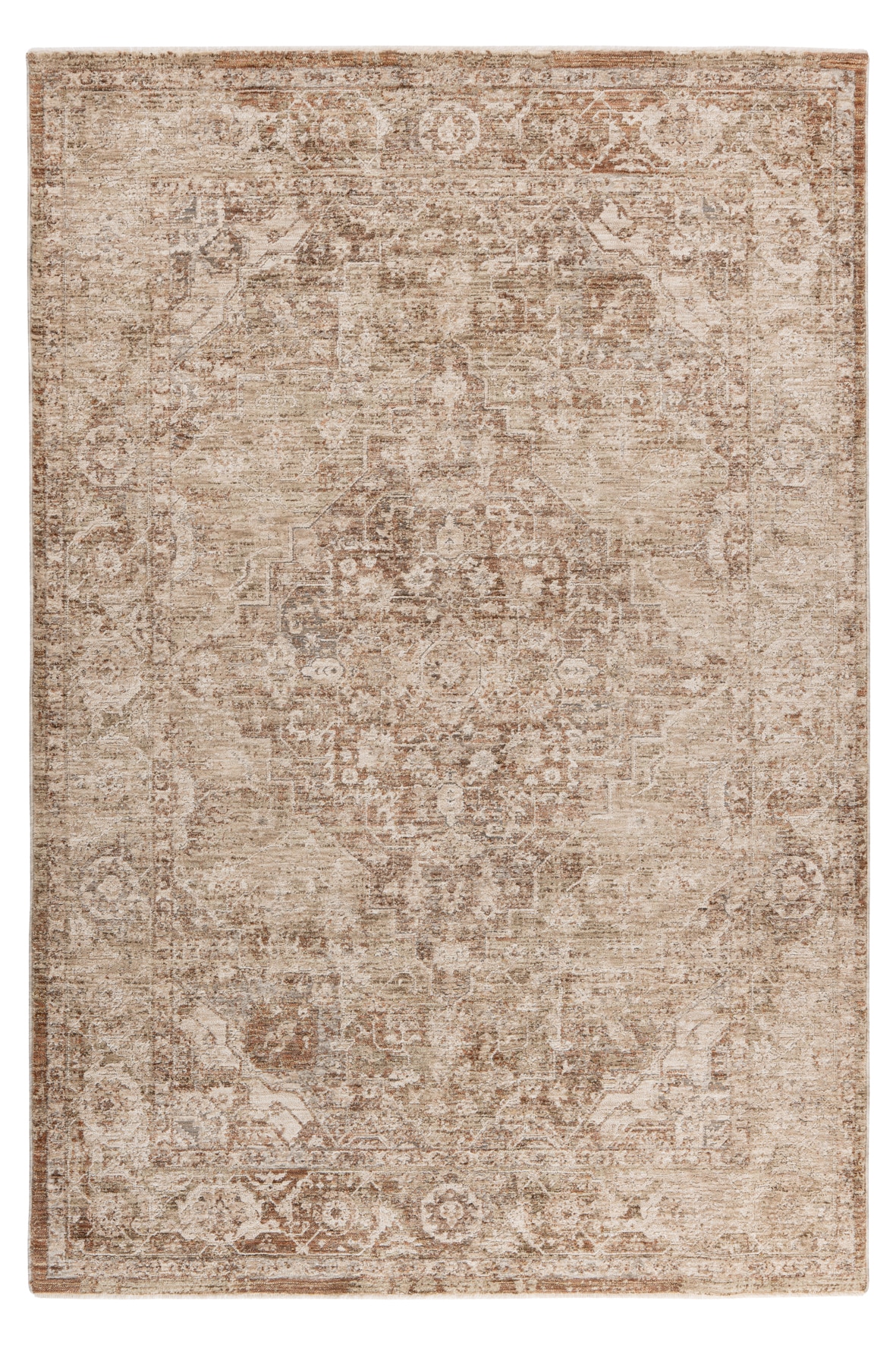 Obsession Teppich »My Everest 430« rechteckig 7 mm Höhe Orient-Optik, mit Fransen, Vintagedesign, Wohnzimmer, Schlafzimmer