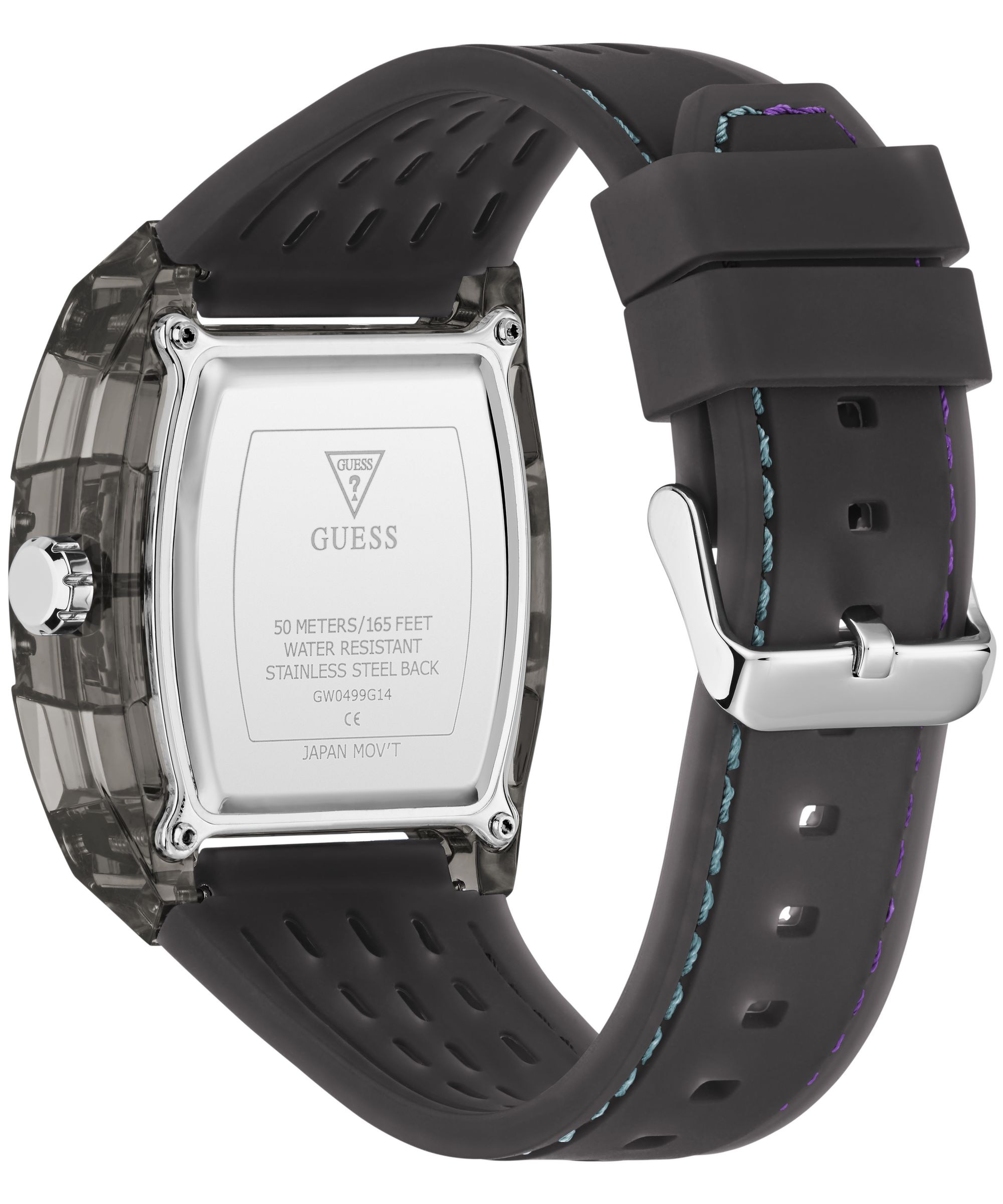 Guess Multifunktionsuhr »PHOENIX« Quarzuhr, Armbanduhr, Herrenuhr, Silikonarmband, analog, Wochentag