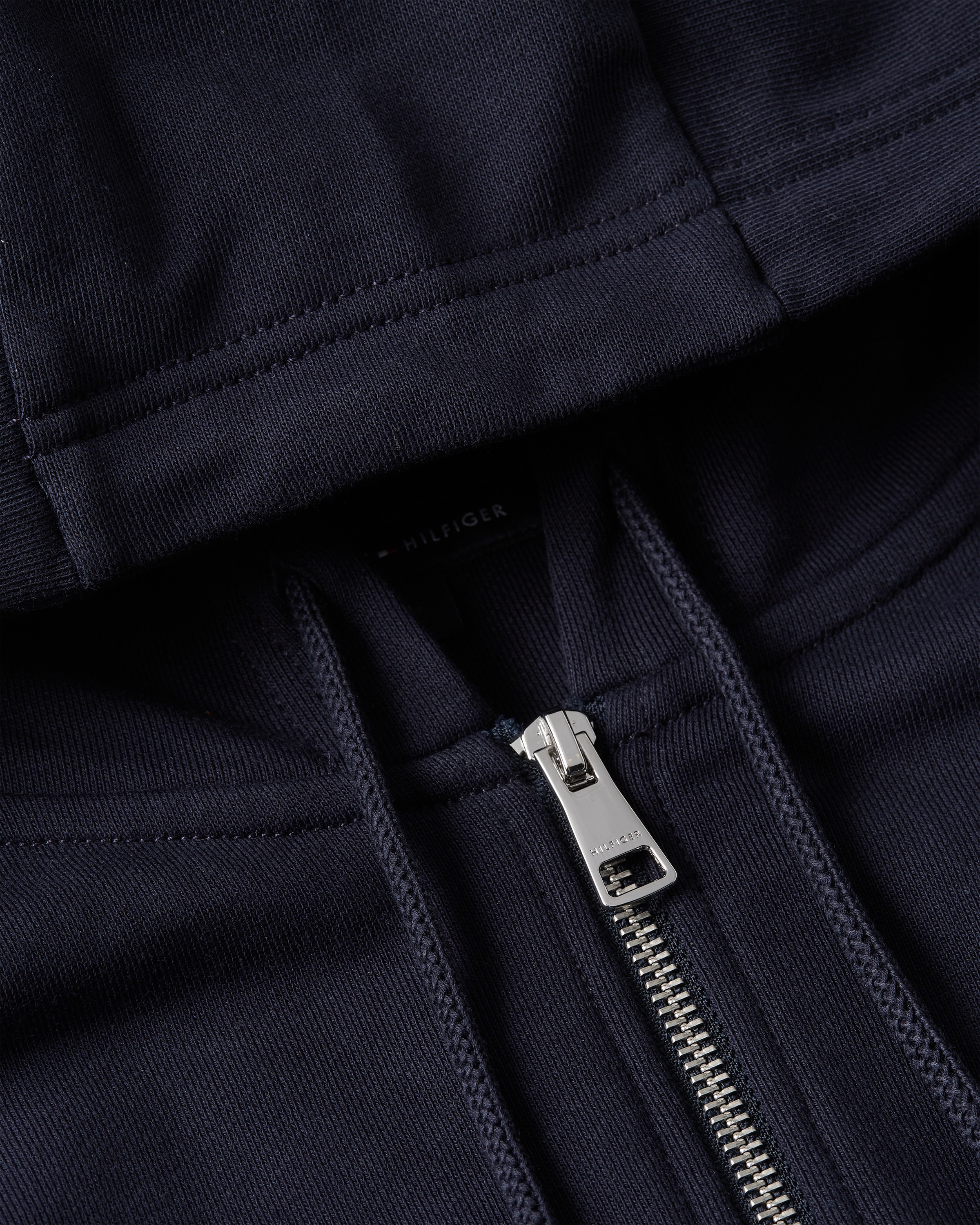 Tommy Hilfiger Kapuzensweatjacke »HILFIGER STACKED HOODED ZIP TH«