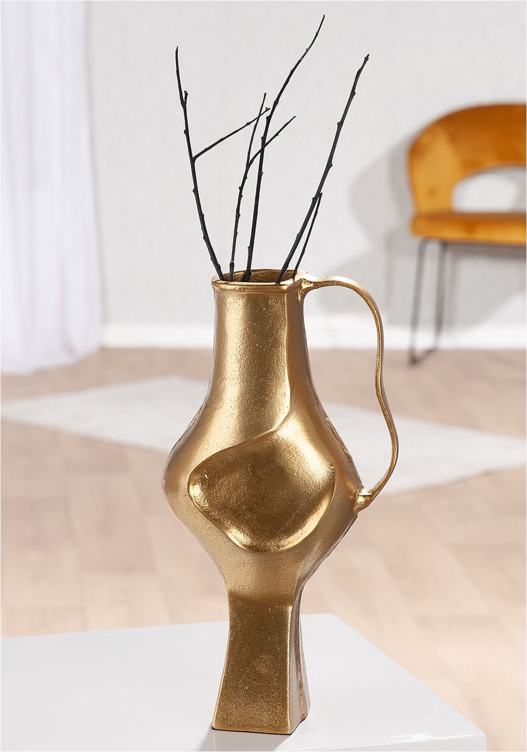 GILDE Tischvase »Vase Antigua mit Henkel«