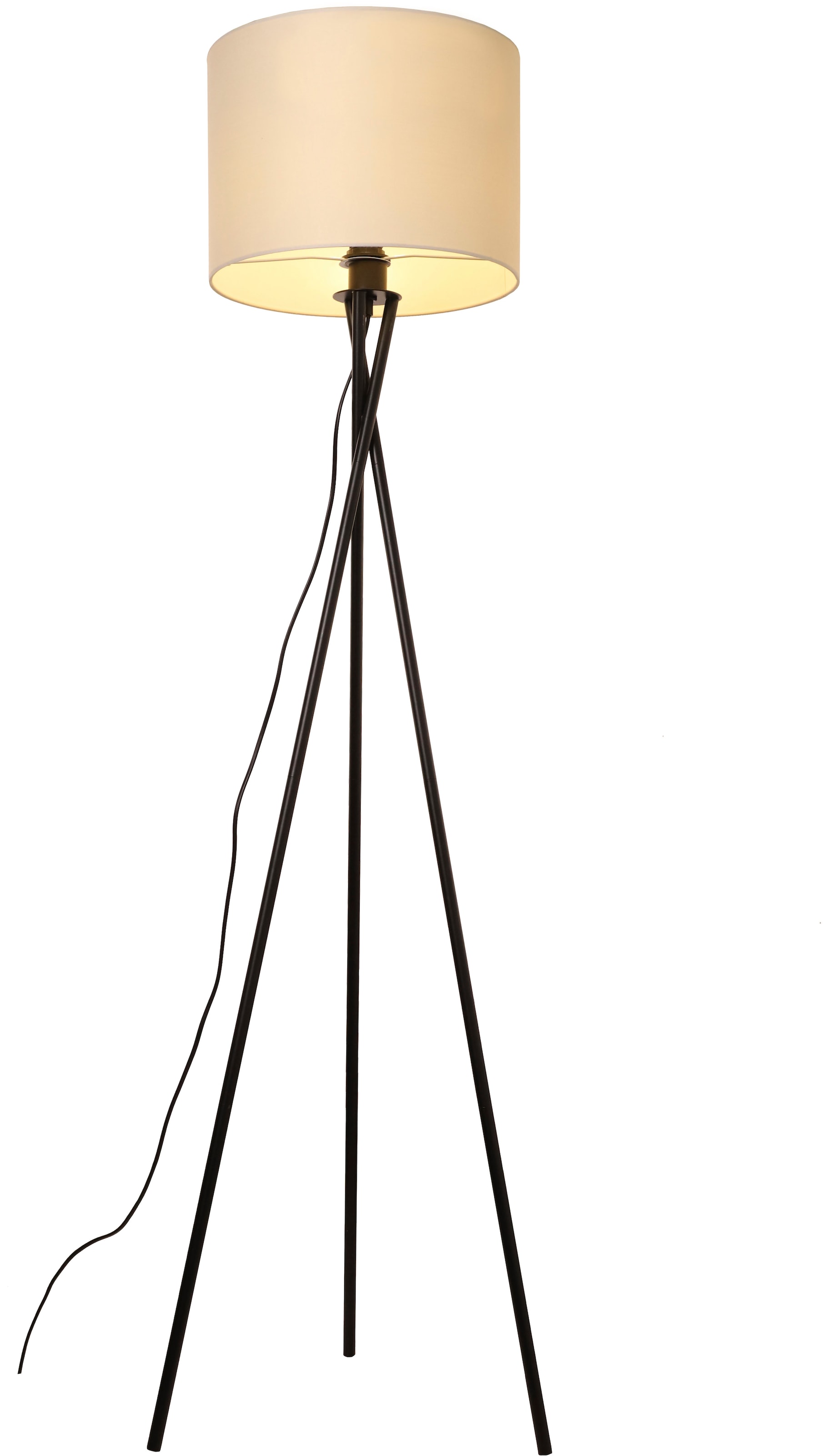 OTTO home Stehlampe »Avveline« E27 1 Stk. Stehlampe mit standfestem Dreibein