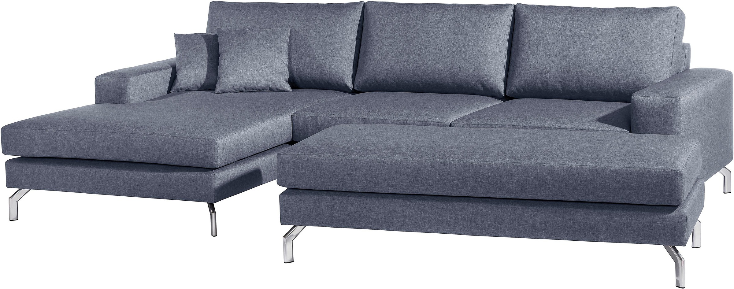 Max Winzer® Hocker »Flori«, mit abgewinkelten Chromfüßen