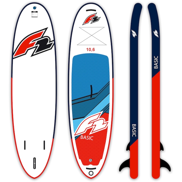 F2 Inflatable SUP-Board »Basic Roundsail 10,6 red«, (Set, 6 tlg., inkl. F2  Rund-/Windsegel) bei