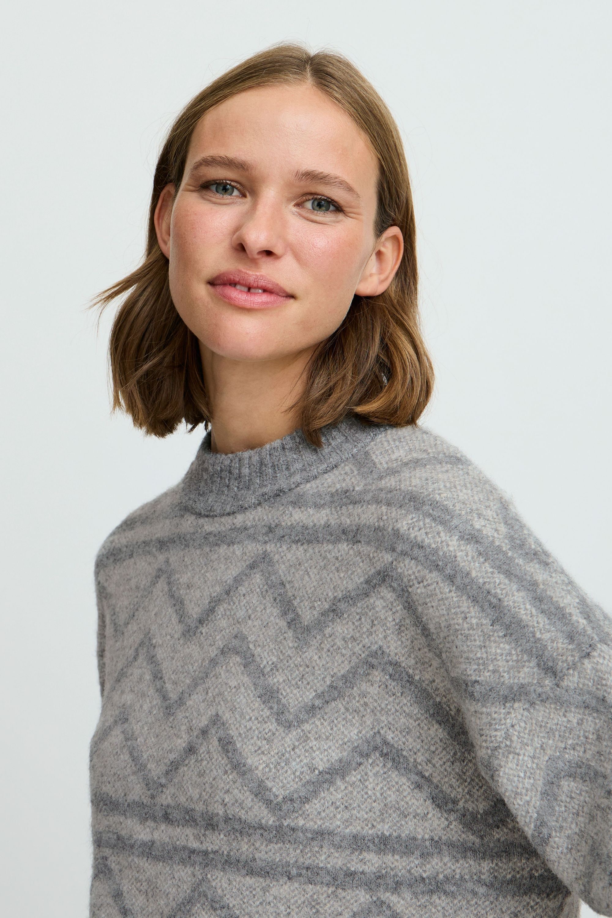 b.young Strickpullover »Strickpullover BYOmea«