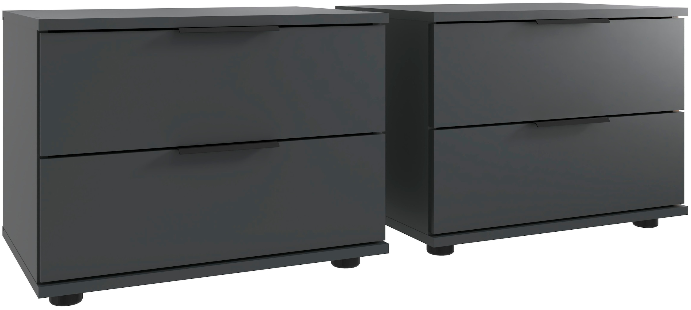 Wimex Bettanlage »Rotterdam« Set INKLUSIVE 2 Nachtkommoden, angesagte Lamellen-Optik im Kopfteil