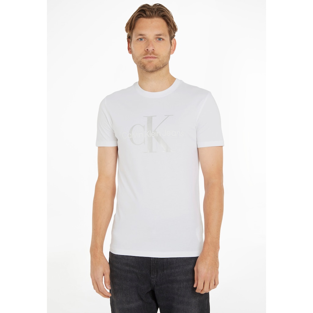 Calvin Klein Jeans T-Shirt »SEASONAL MONOLOGO TEE« mit Calvin Klein Logoschriftzug auf der Brust