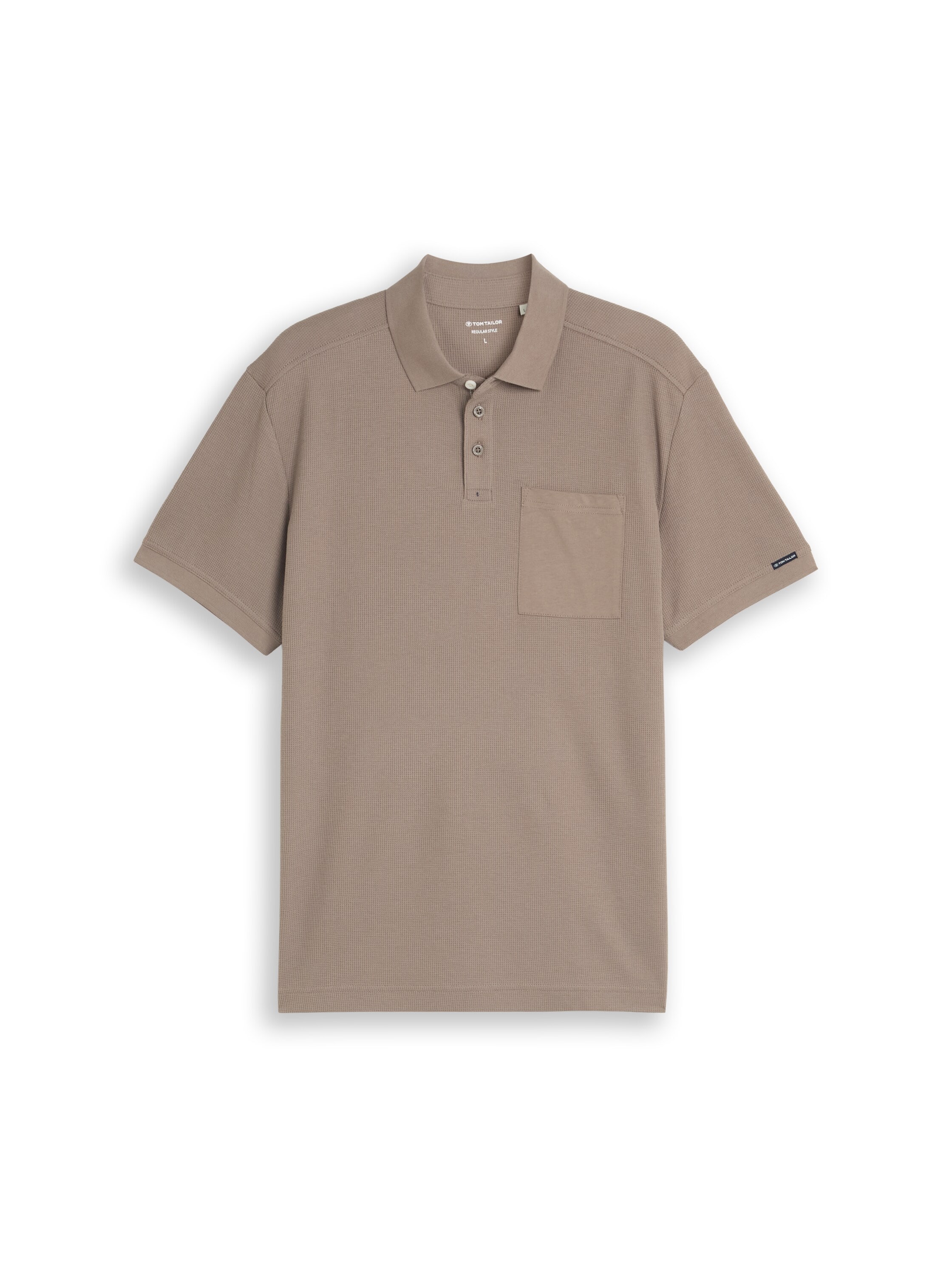TOM TAILOR Poloshirt Sommer-Poloshirt mit Knopfleiste