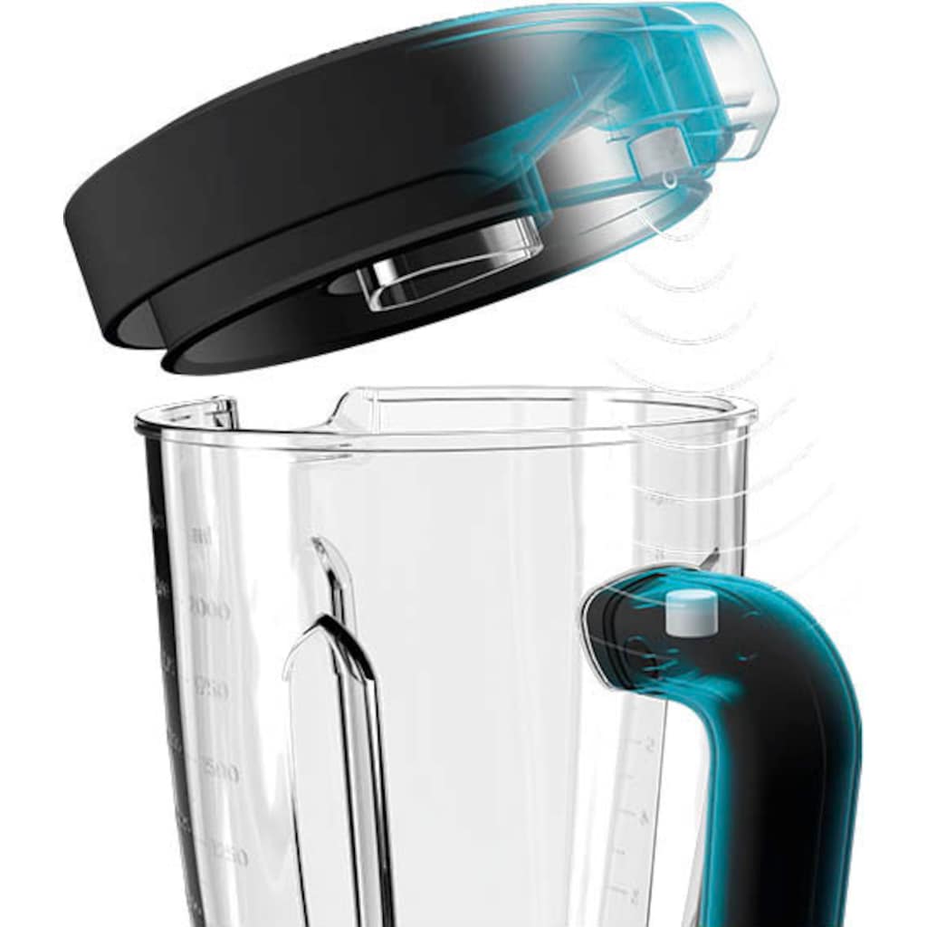 NOVIS Standmixer »ProBlender 650L schwarz«, 1400 W