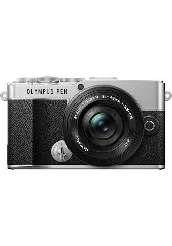 Olympus Systemkamera »E‑P7«, M. Zuiko Digital ED 14-42mm F3.5-5.6 EZ Pancake, 20,3 MP,... kaufen