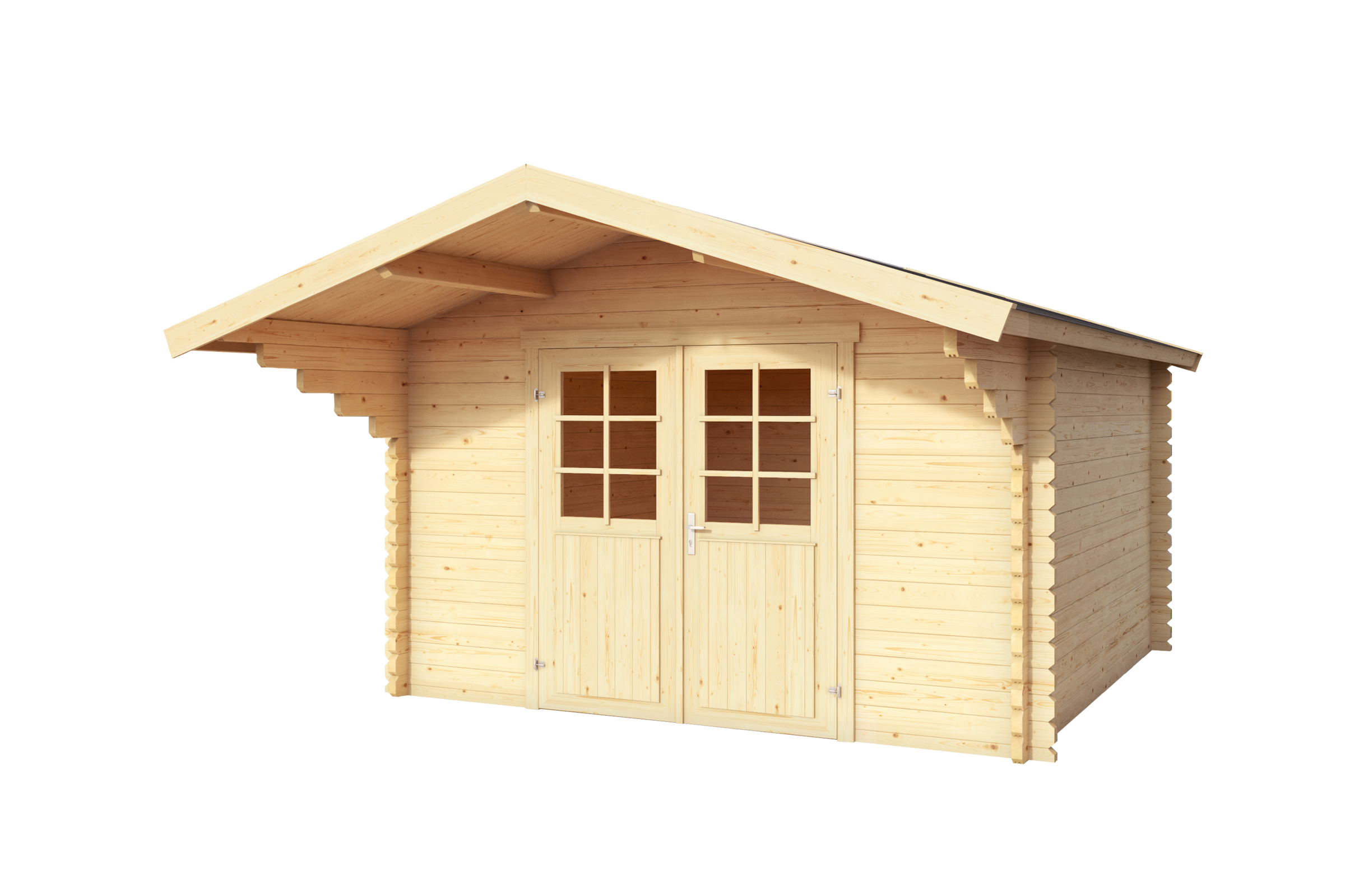 Nordic Holz Gartenhaus »Viljandi 34« großes Vordach
