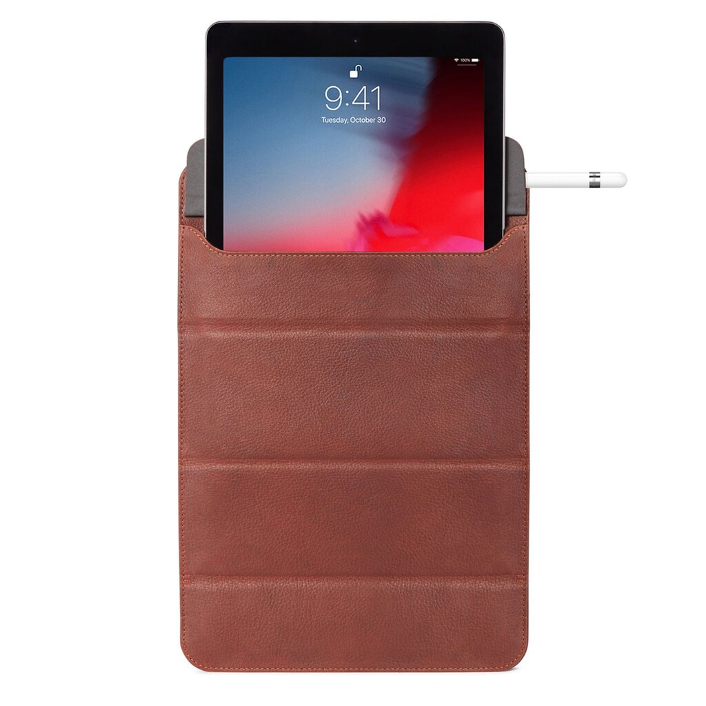DECODED Smartphone-Hülle »faltbares Leder Sleeve«, iPad, 25,9 cm (10,2 Zoll)