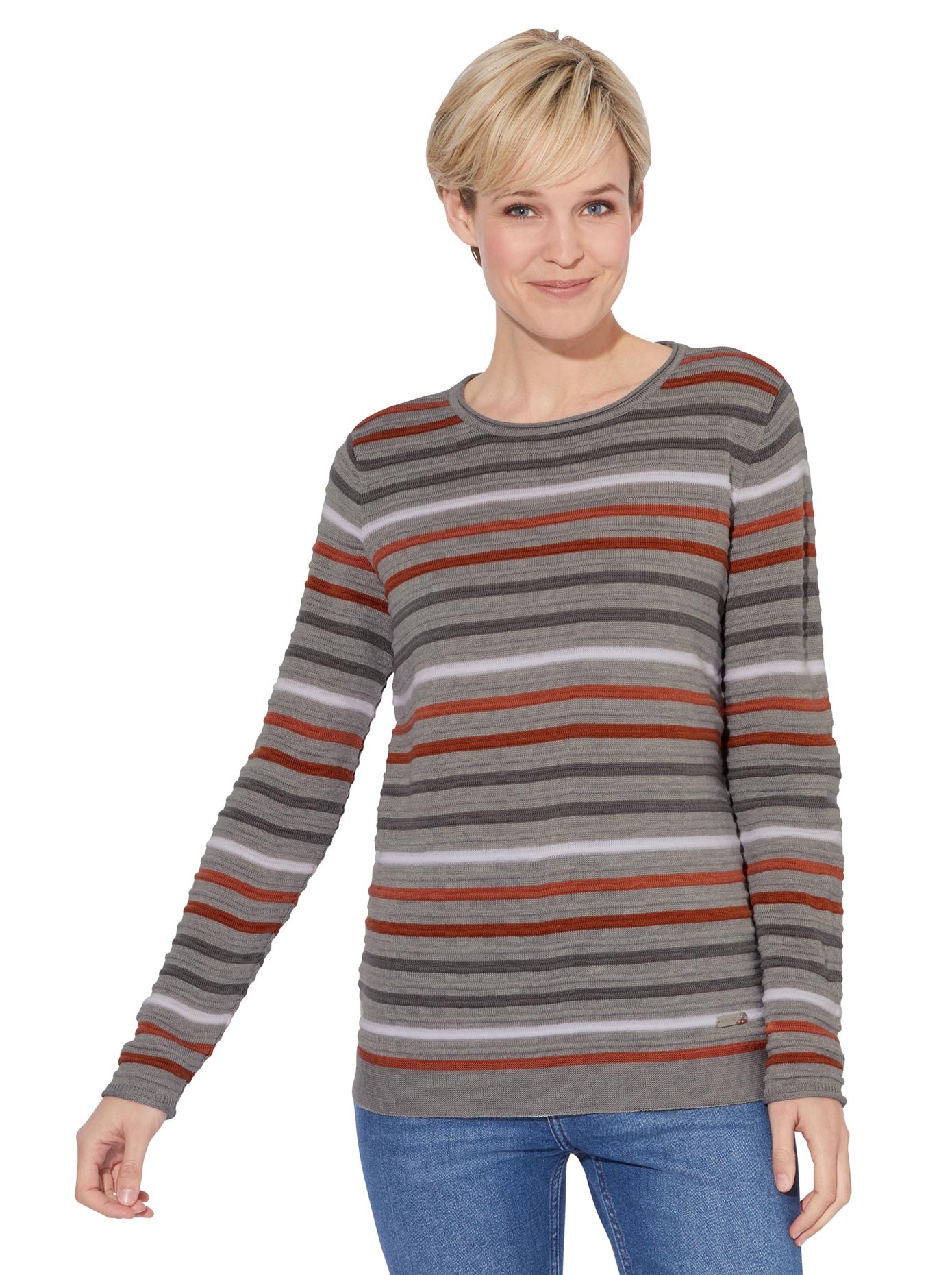 Casual Looks Streifenpullover »Pullover«