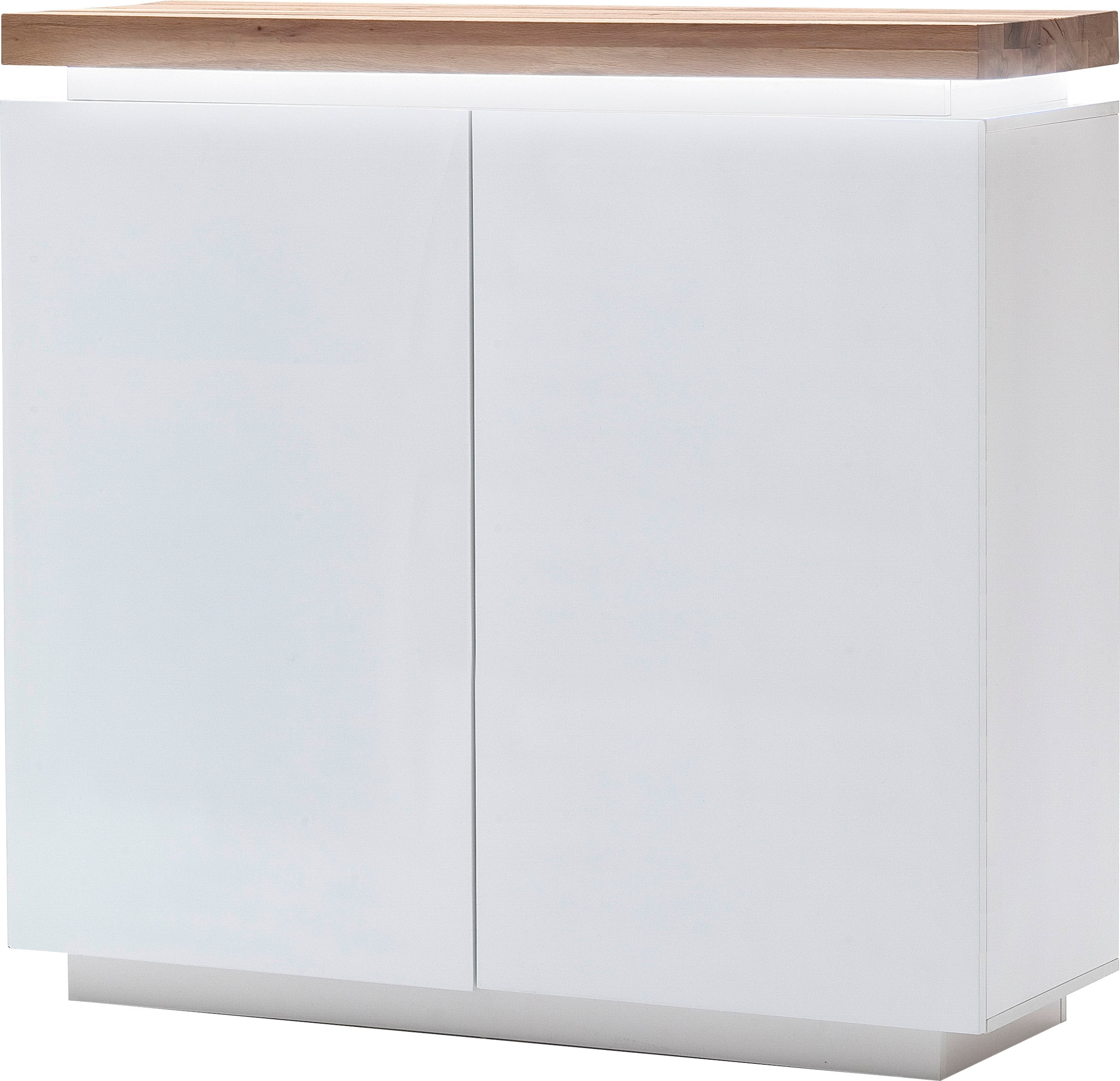 MCA furniture Highboard »Romina«, mit LED Beleuchtung weiß dimmbar, inkl. Fernbedienung