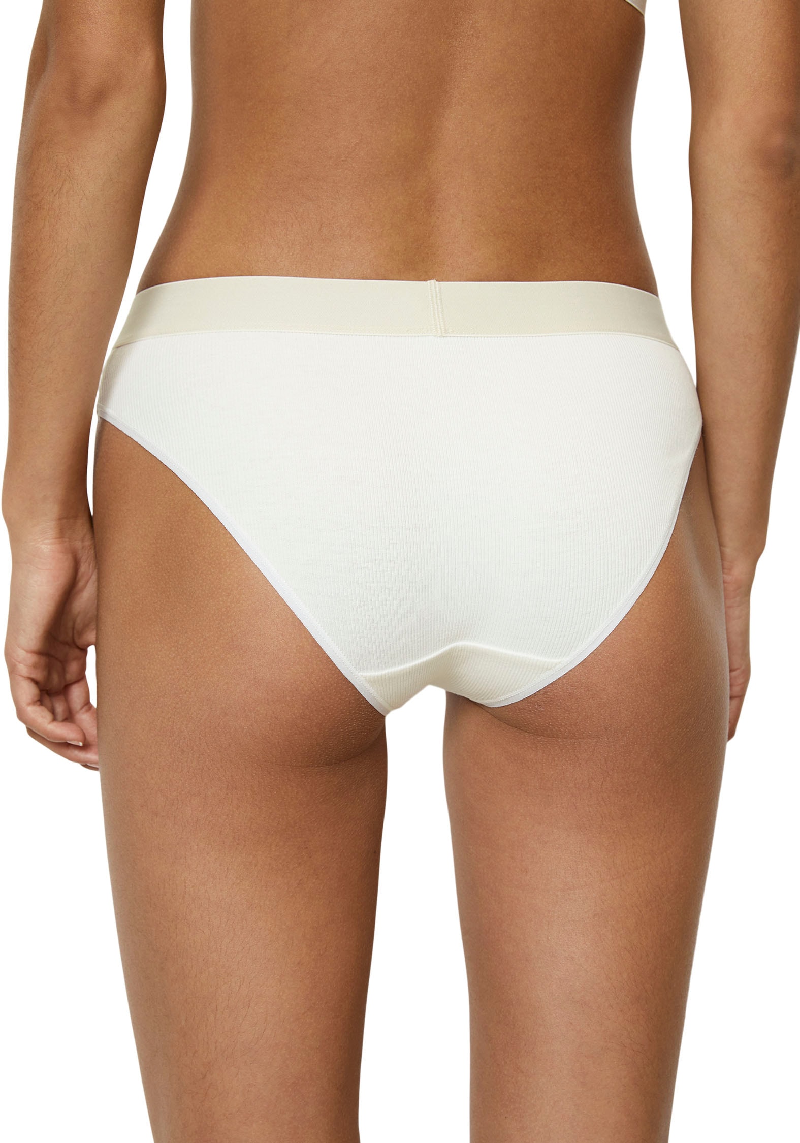 Marc O'Polo Slip »Iconic Rib woven«, (Packung, 2 St.), mit feingeripptem, elastischem Bund
