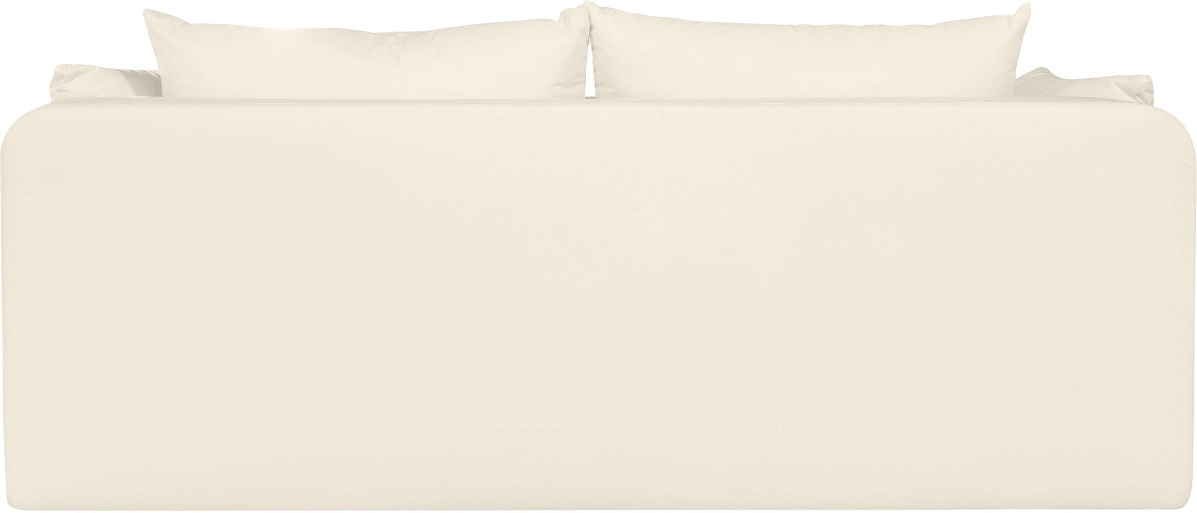 COLLECTION AB Schlafsofa »Maria« Schlaffunktion,Bettkasten,Bonnelfederkern,Moderne Armlehnen aus Metall