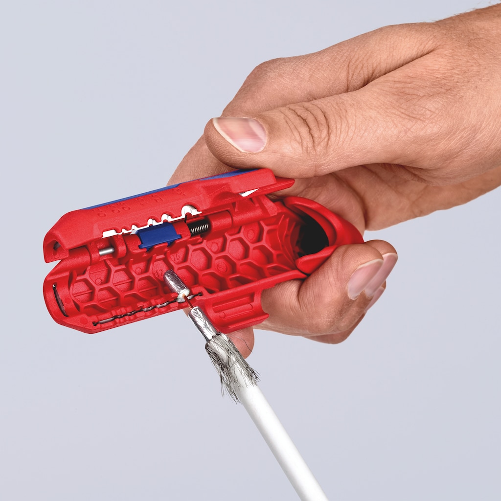 Knipex Abmantelungszange »16 95 01 SB ErgoStrip® Universal«, (1 tlg.)