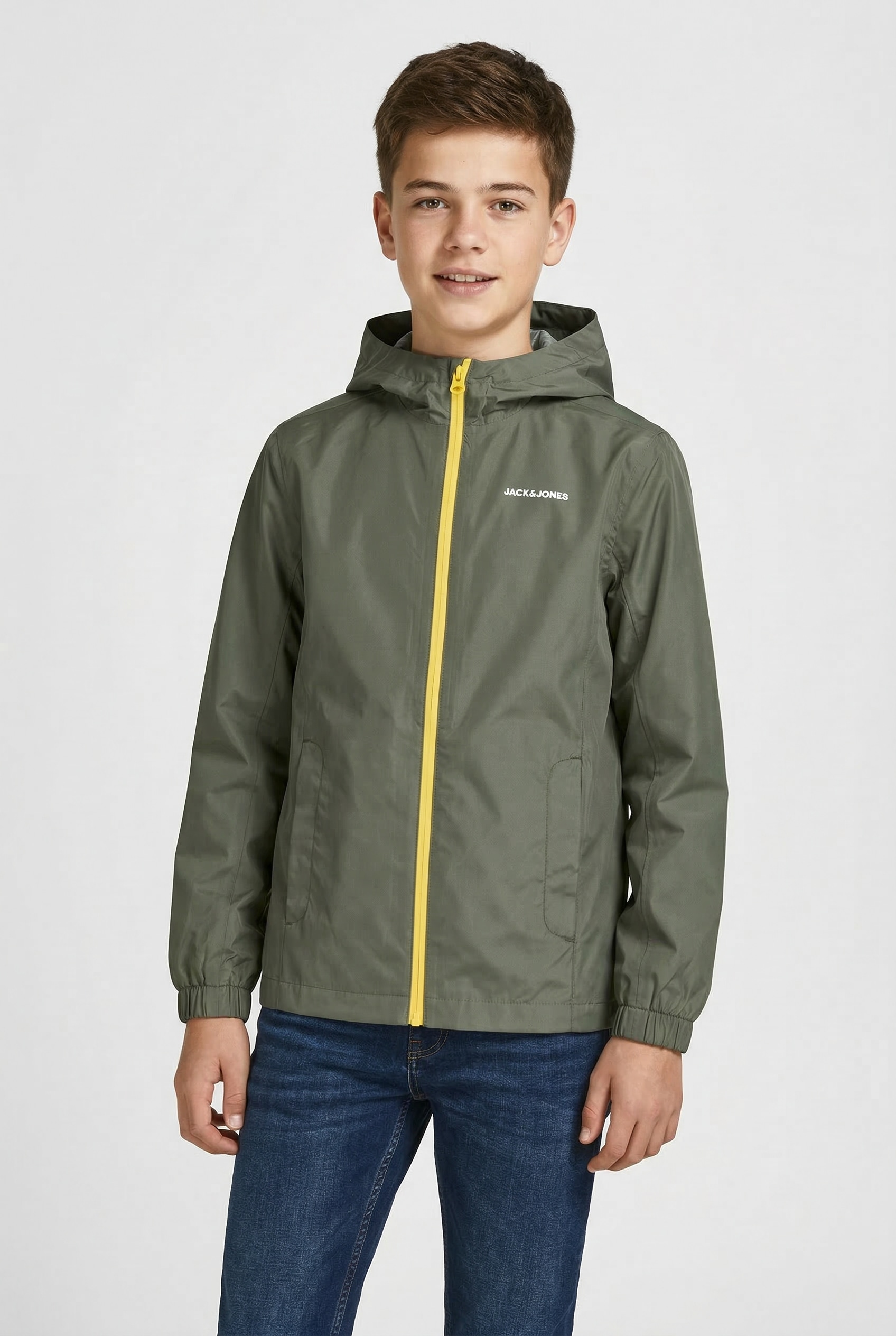 Jack & Jones Junior Regenjacke »JJEFLYNN RAIN JACKET SN JNR« mit Kapuze