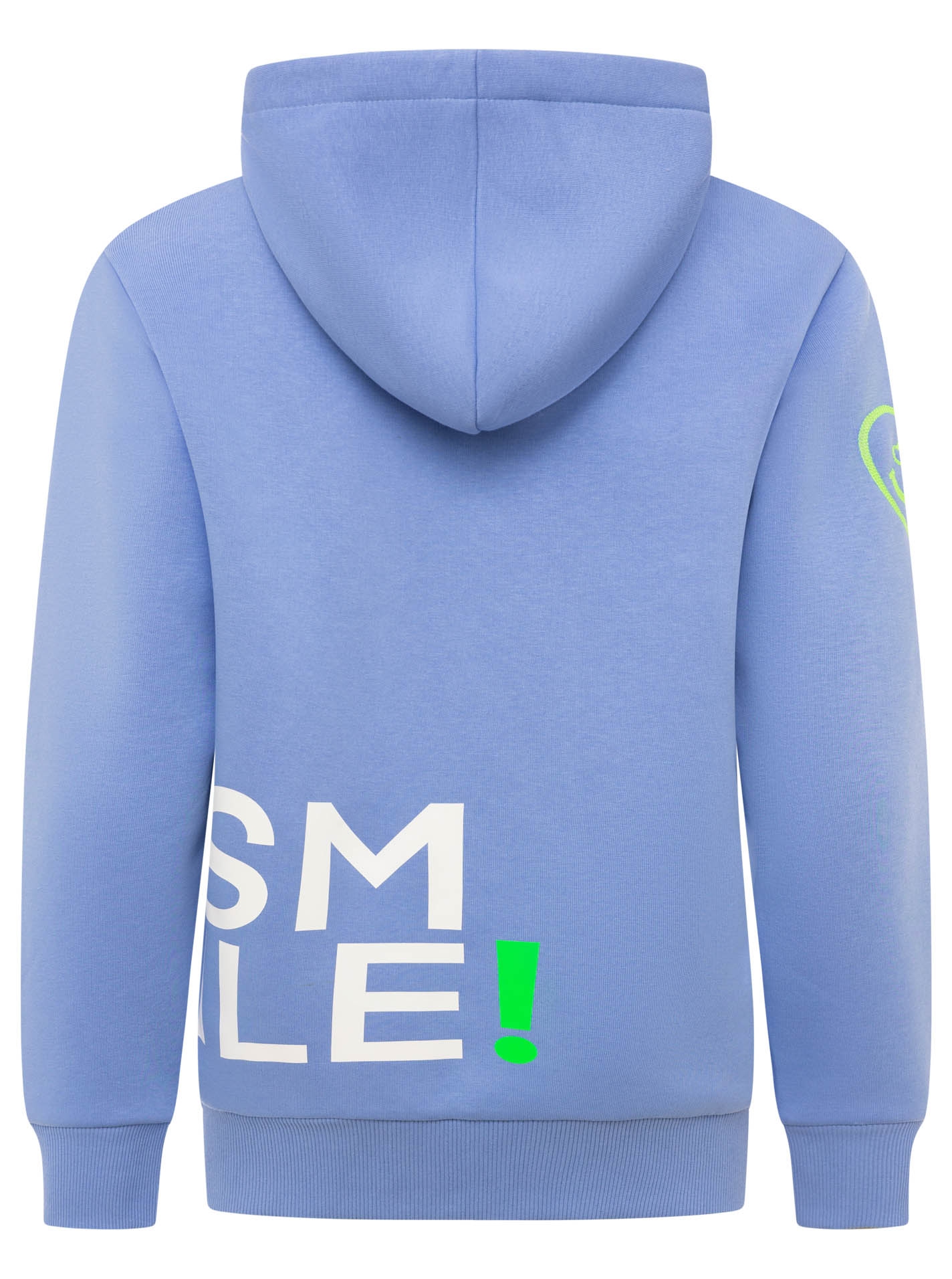 Zwillingsherz Kapuzensweatjacke »"Alissa"« mit SMILE, gesticktem Herz am Arm und Reißverschluss