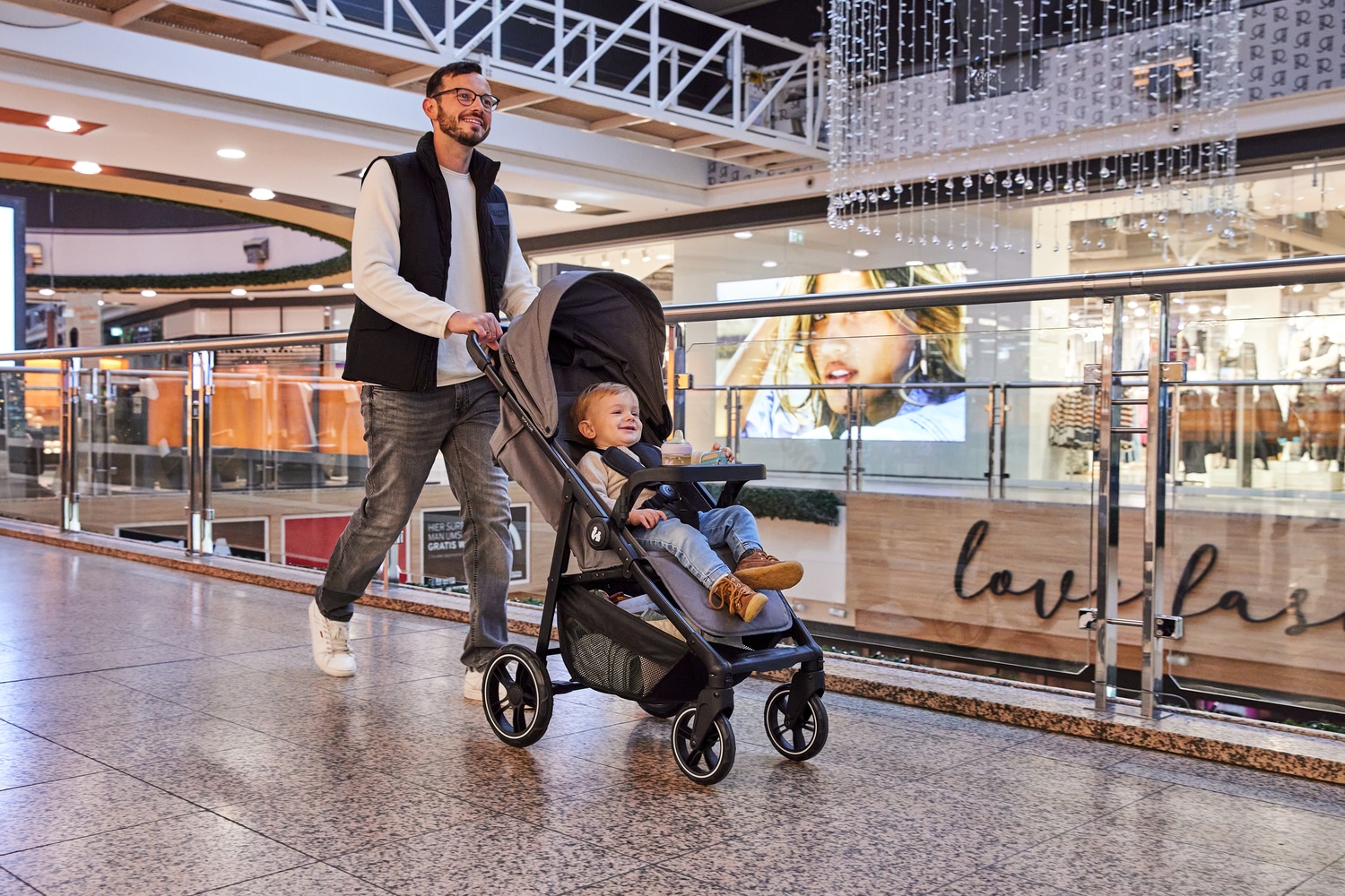 Hauck Kinder-Buggy »Shop N Care, Olive«, 22 kg, bis 22 kg belastbar; kompatibel mit Babyschale