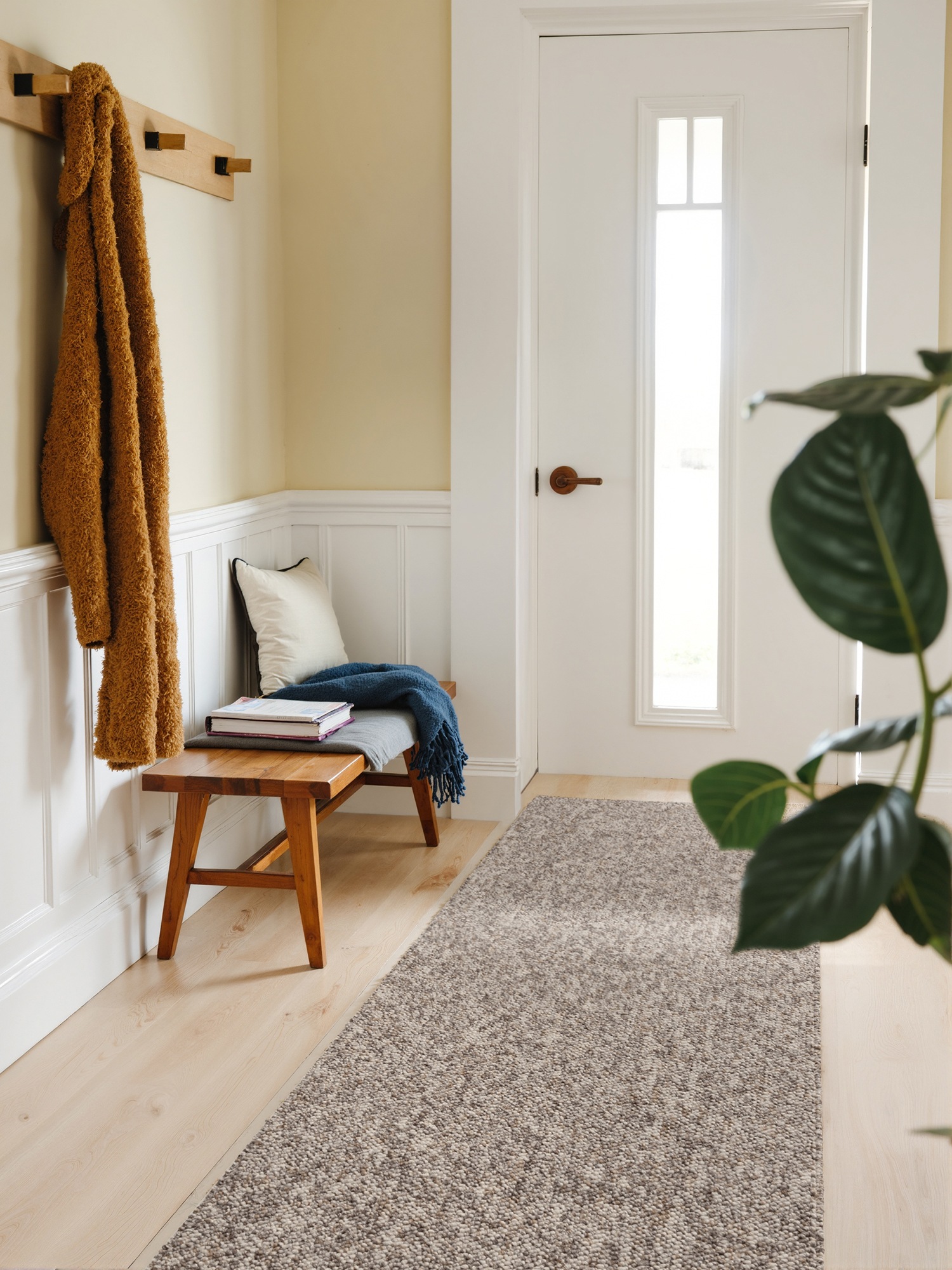 ELLE DECORATION Teppich »Rocco«, rechteckig, 10 mm Höhe, Nachhaltig, Läufer, waschbar, Wohnzimmer, Esszimmer, Woll-Optik