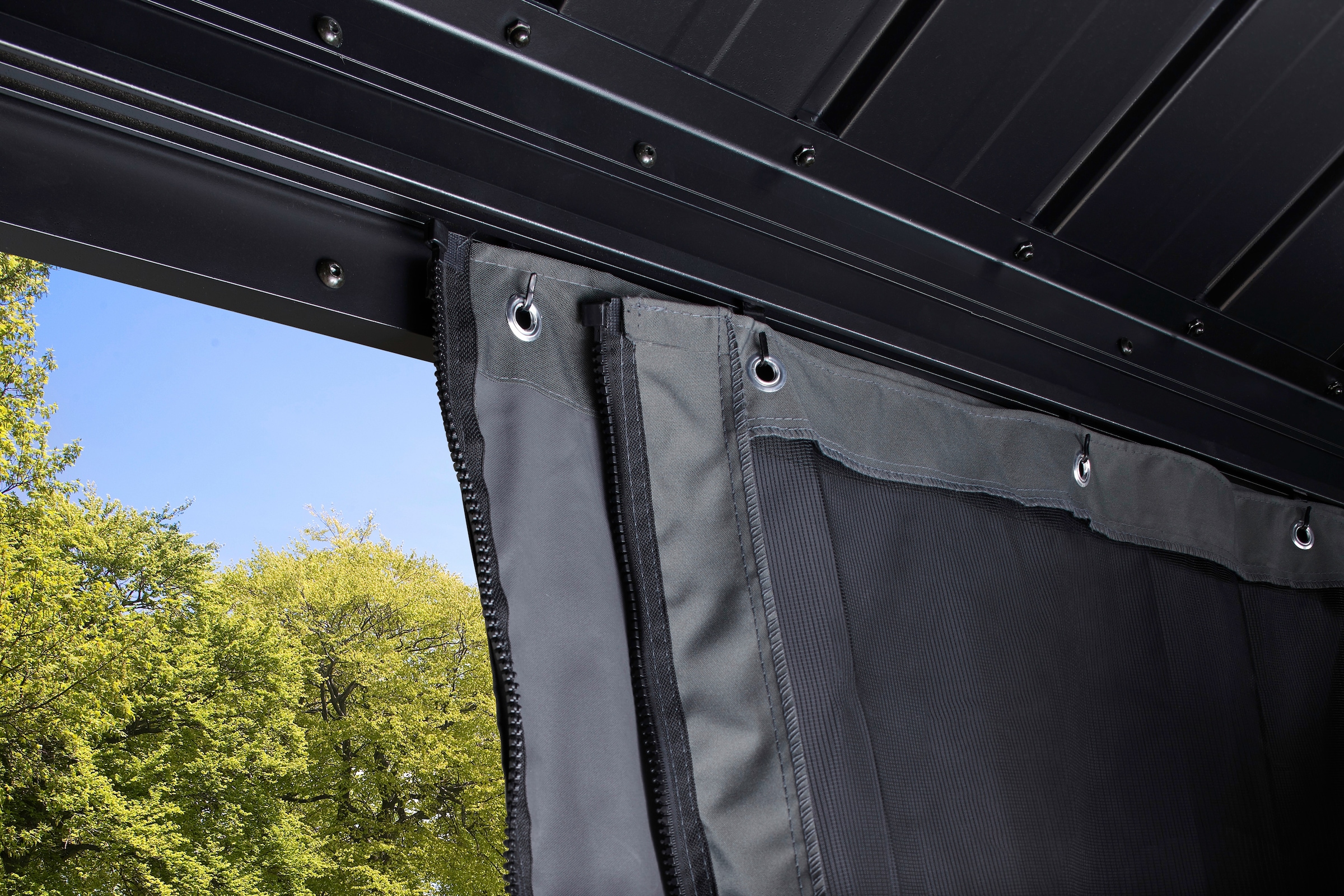 Sojag Pavillon »Gazebo Messina«, (Set), BxT: 363x598 cm, mit 6 Moskitonetzen