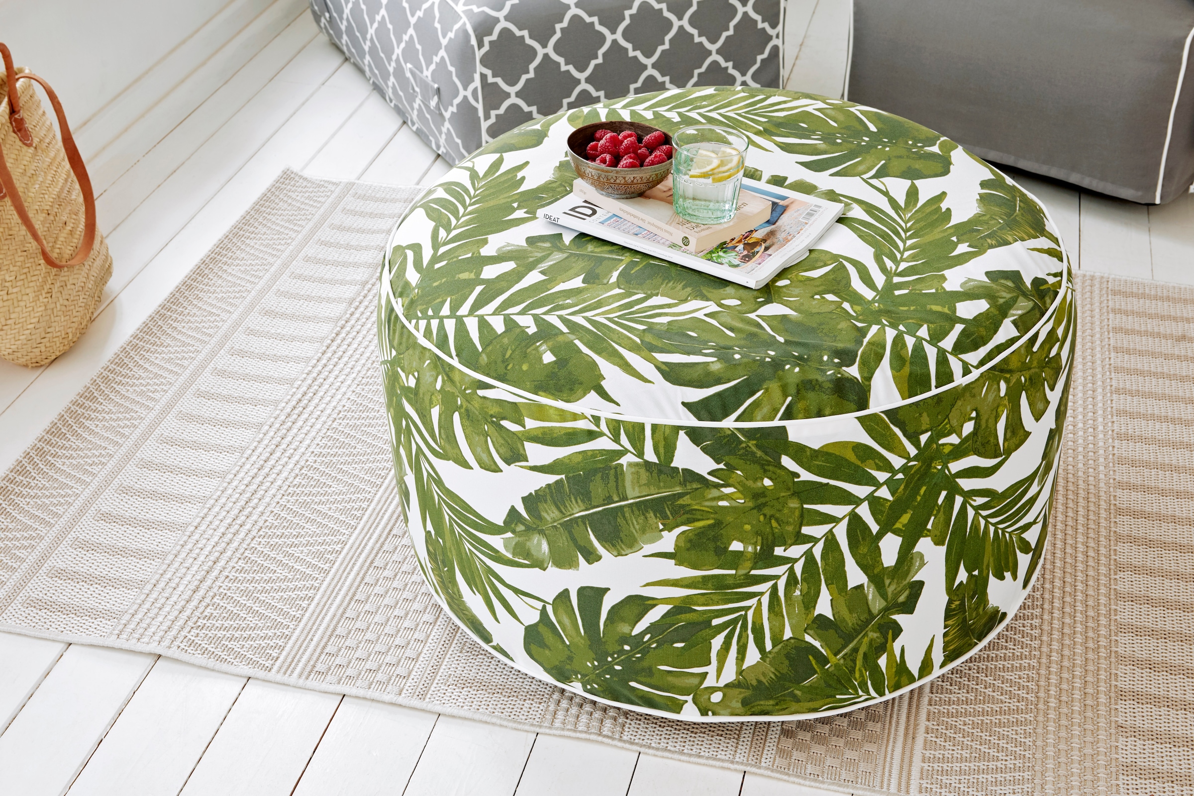 Jahnke Hocker »AIR SIT«, (1 St.), aufblasbar, Indoor & Outdoor, 80 cm Durchmesser