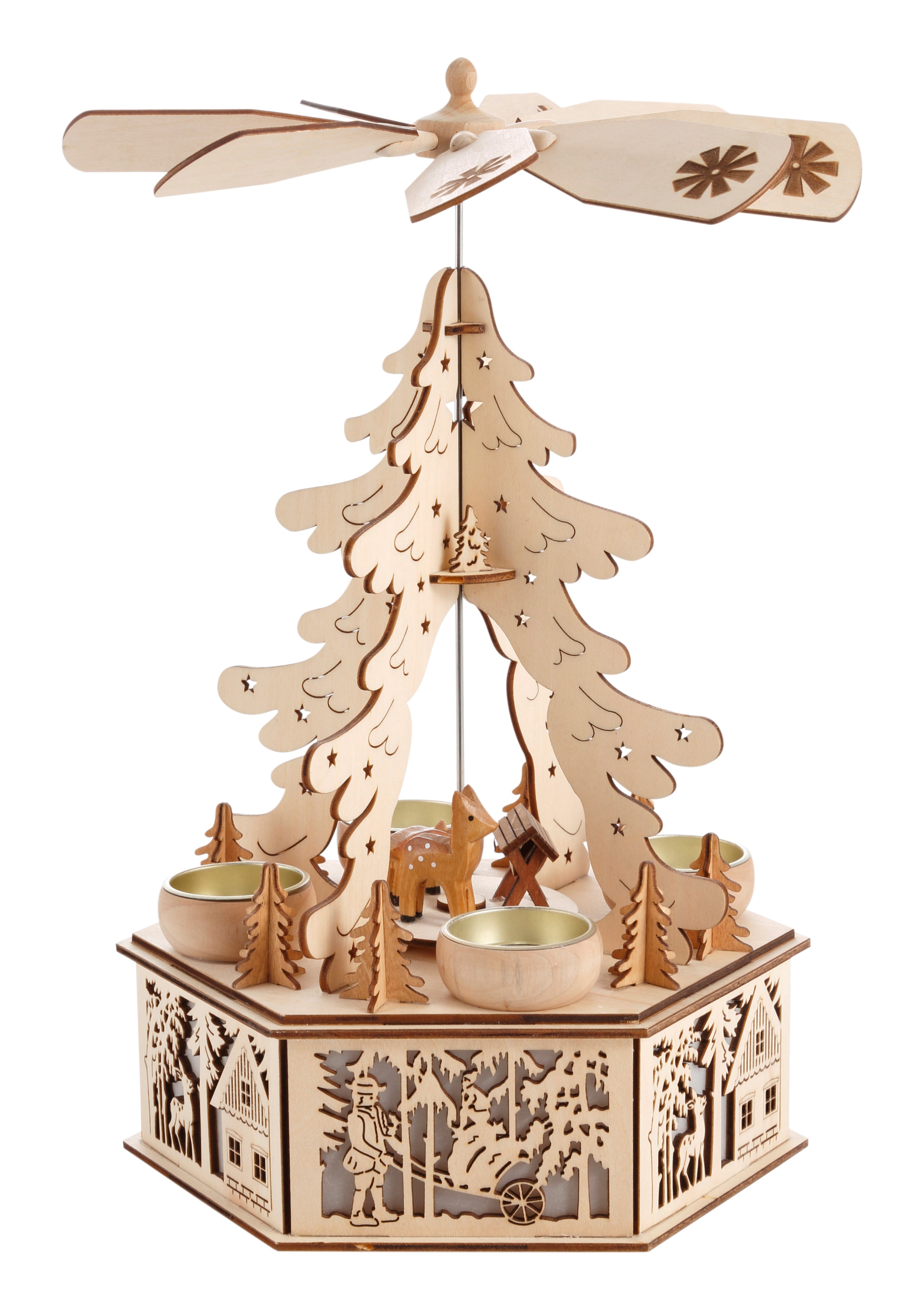 Alfred Kolbe Krippe »Weihnachtsdeko«, (1 tlg.), aus Holz, 59,5x30x35 cm,  für Figuren bis 12 cm Höhe günstig online kaufen | Weihnachtskrippen