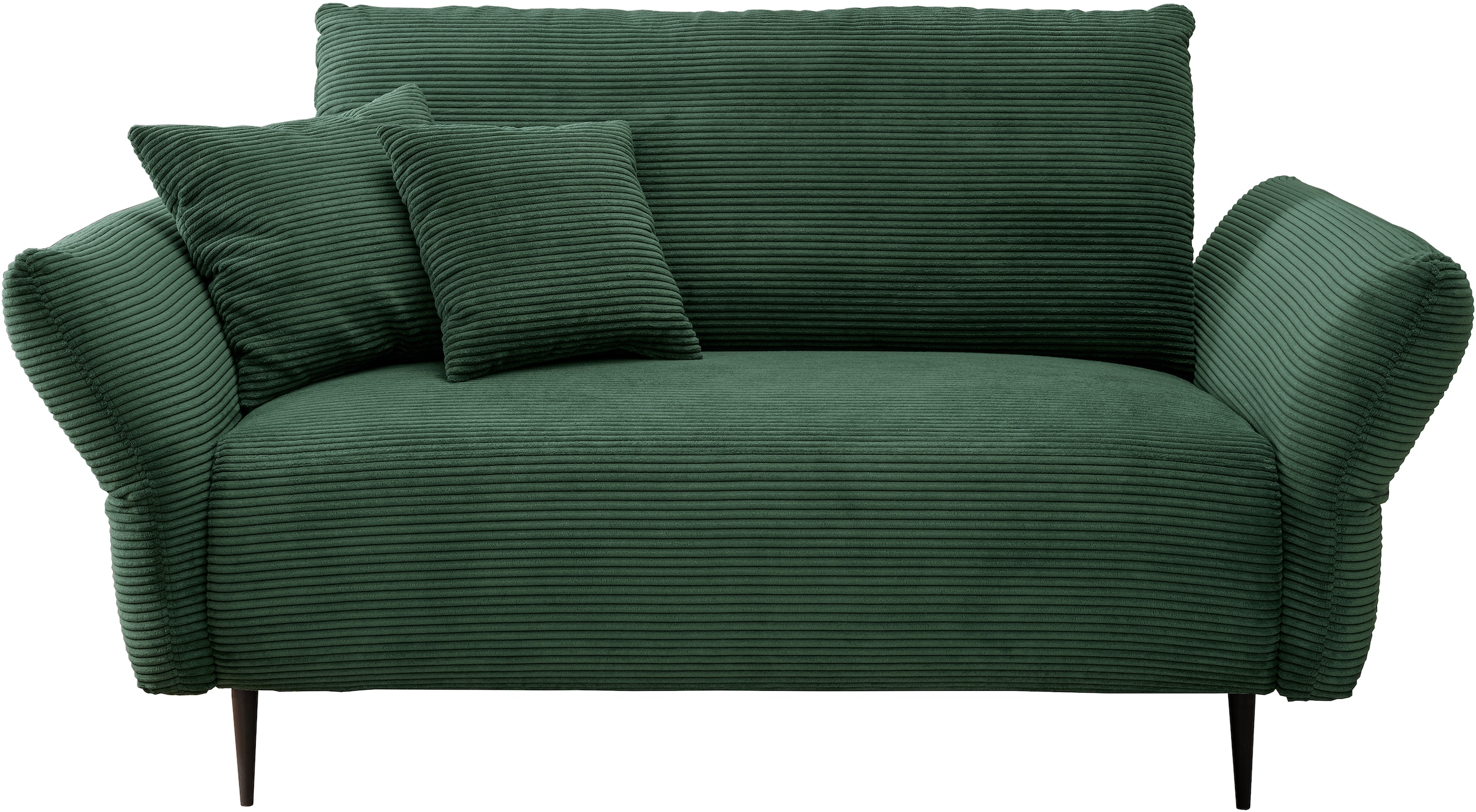 Home affaire Ecksofa »Lazio modern und bequem, schmale Armlehnen, tolle Detailverarbeitung« zwei verschiedene Fußfarben wählbar