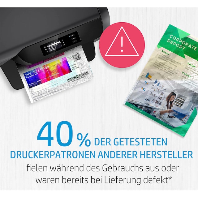 HP Tintenpatrone »305«, original Druckerpatrone 305 schwarz ➥ 3 Jahre XXL  Garantie | UNIVERSAL