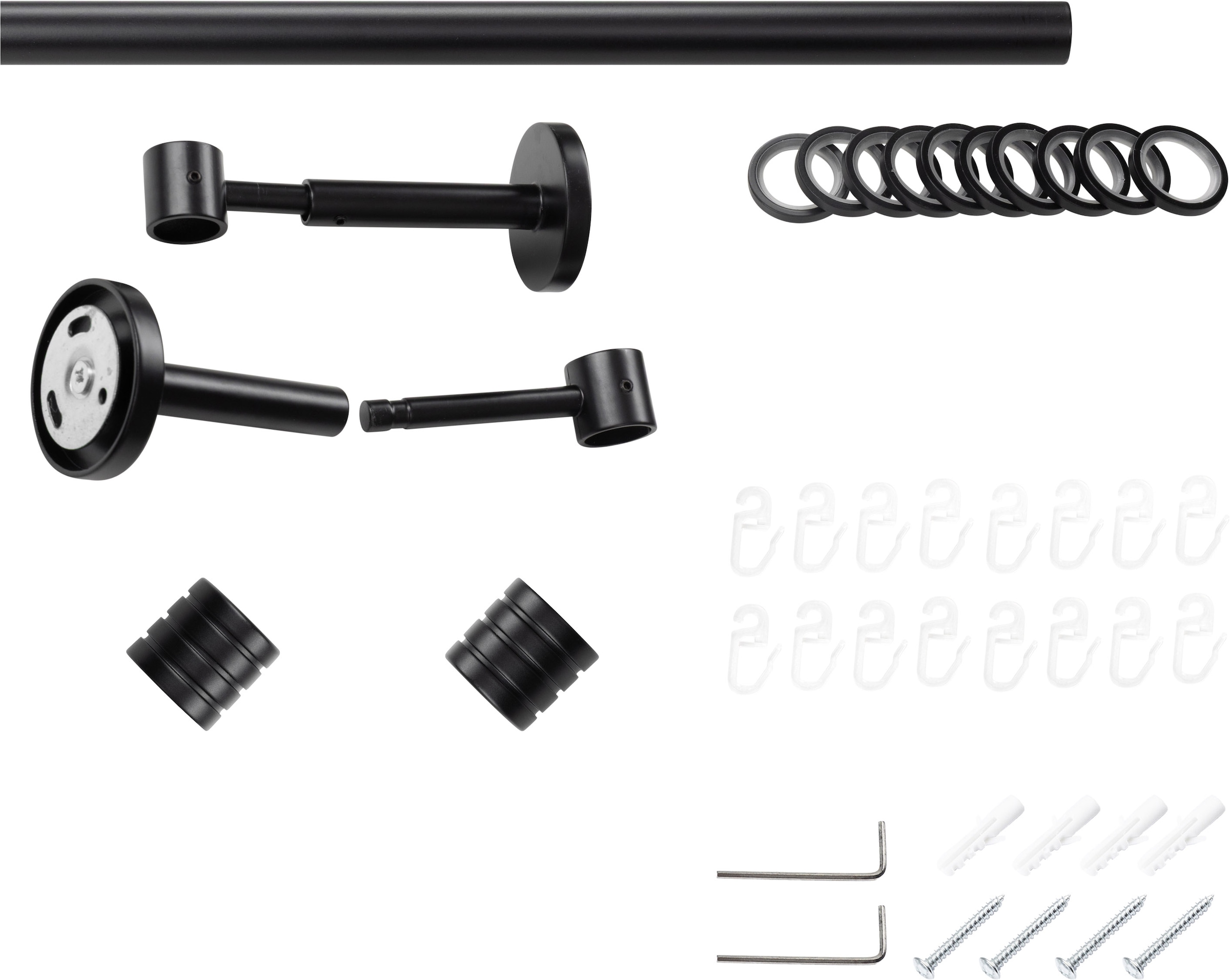 SN DECO GROUP Gardinenstange Ø 19 mm Fixmaß;kürzbar
