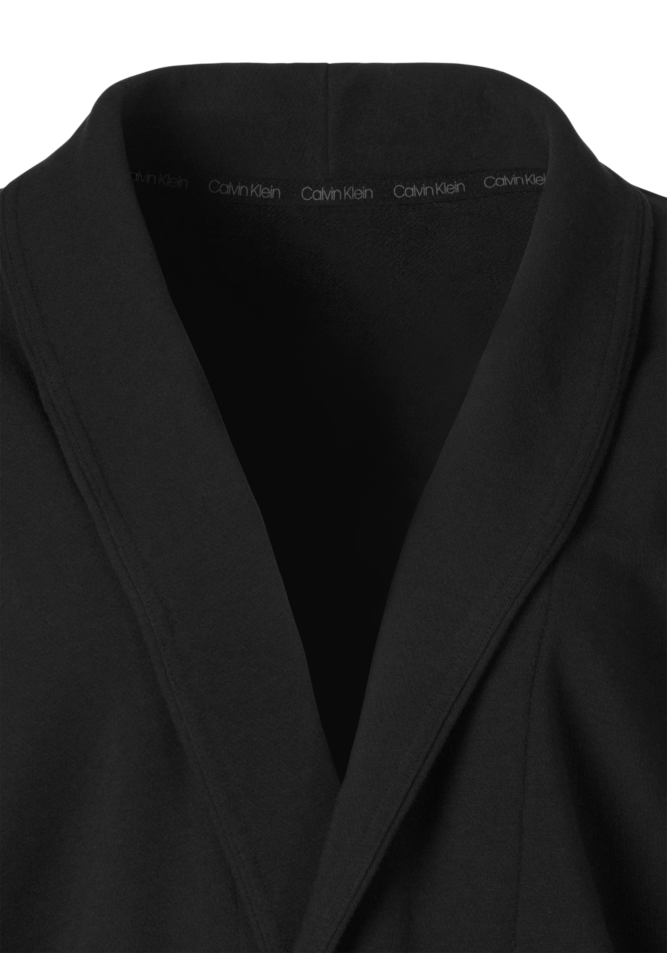 Calvin Klein Morgenmantel, mit vertikalem Logoschriftzug bei ♕
